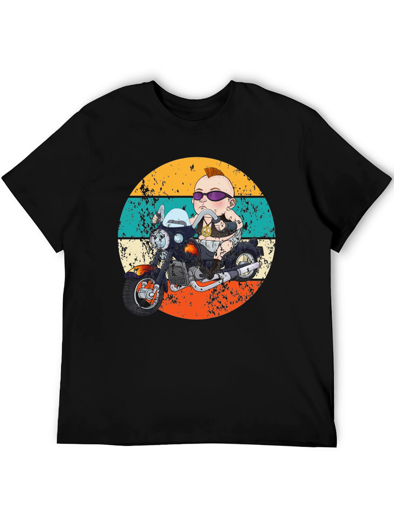 Retro Baby Biker Graphic Tee