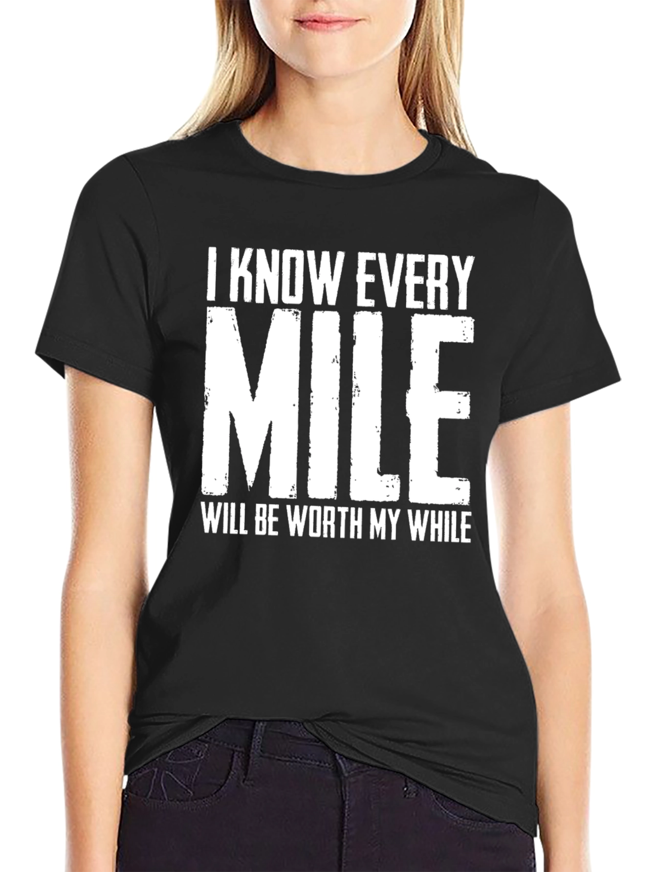 Motivational Every Mile Graphic T-Shirt