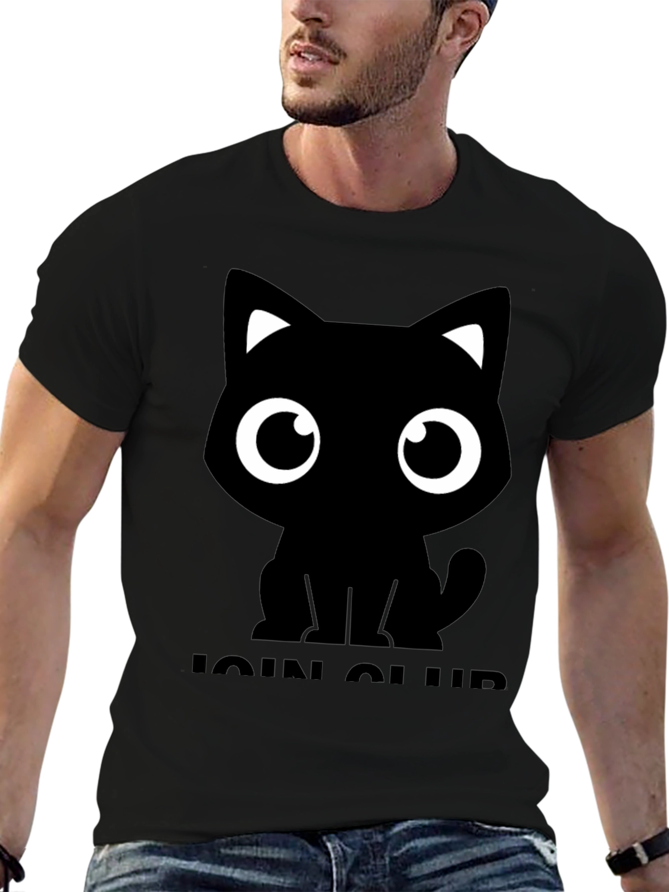 Cute Cat Graphic Tee - Join the Club!