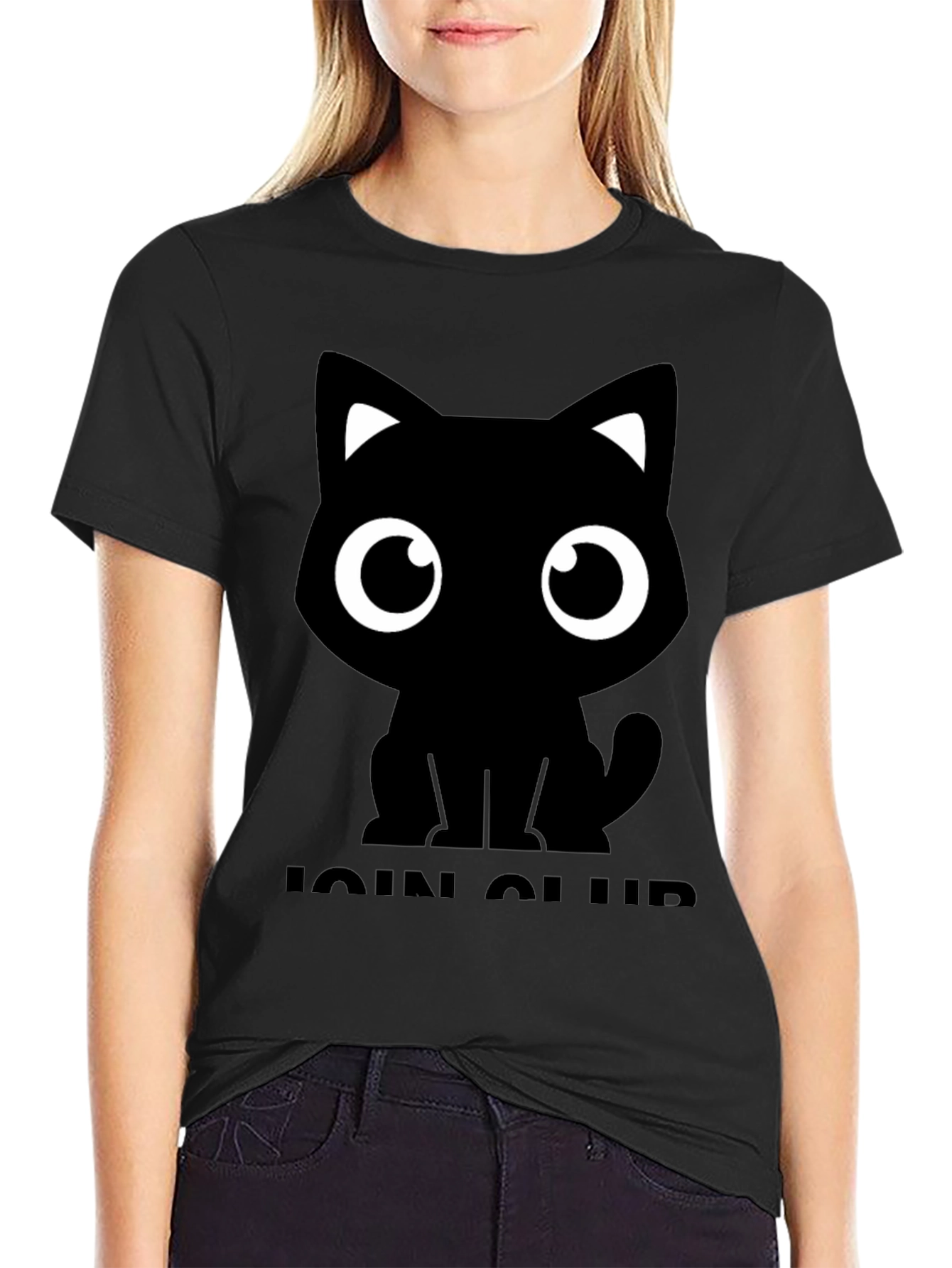 Cute Cat Graphic Tee - Join the Club!