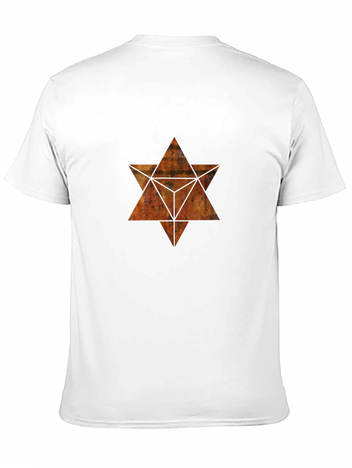 Merkaba Star Graphic T-Shirt - Black
