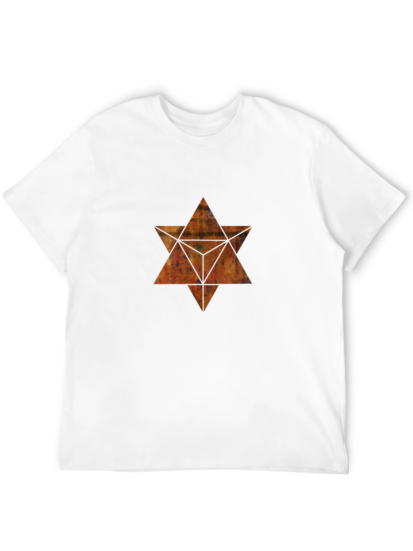 Merkaba Star Graphic T-Shirt - Black