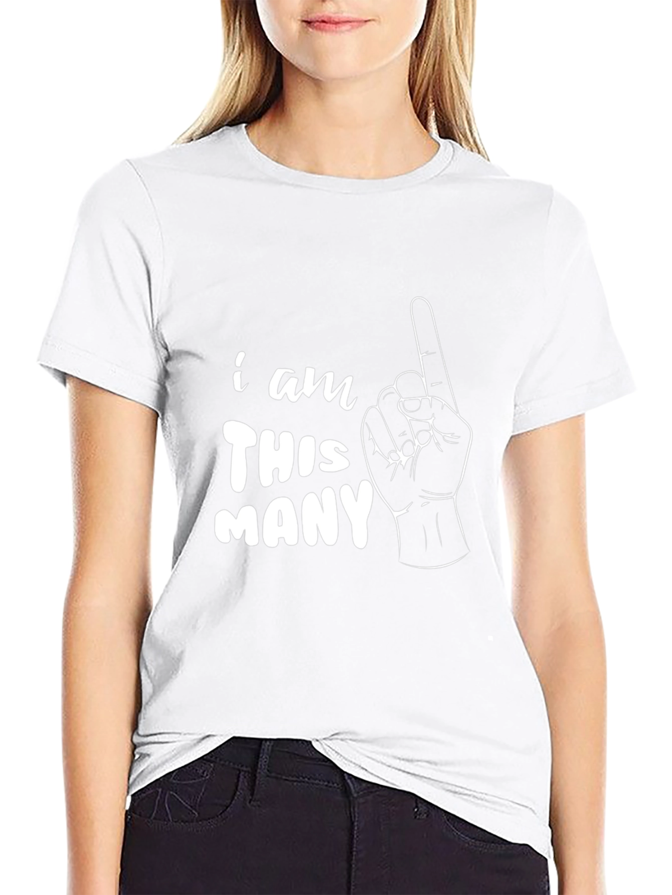 I am THIS MANY First Birthday T-Shirt