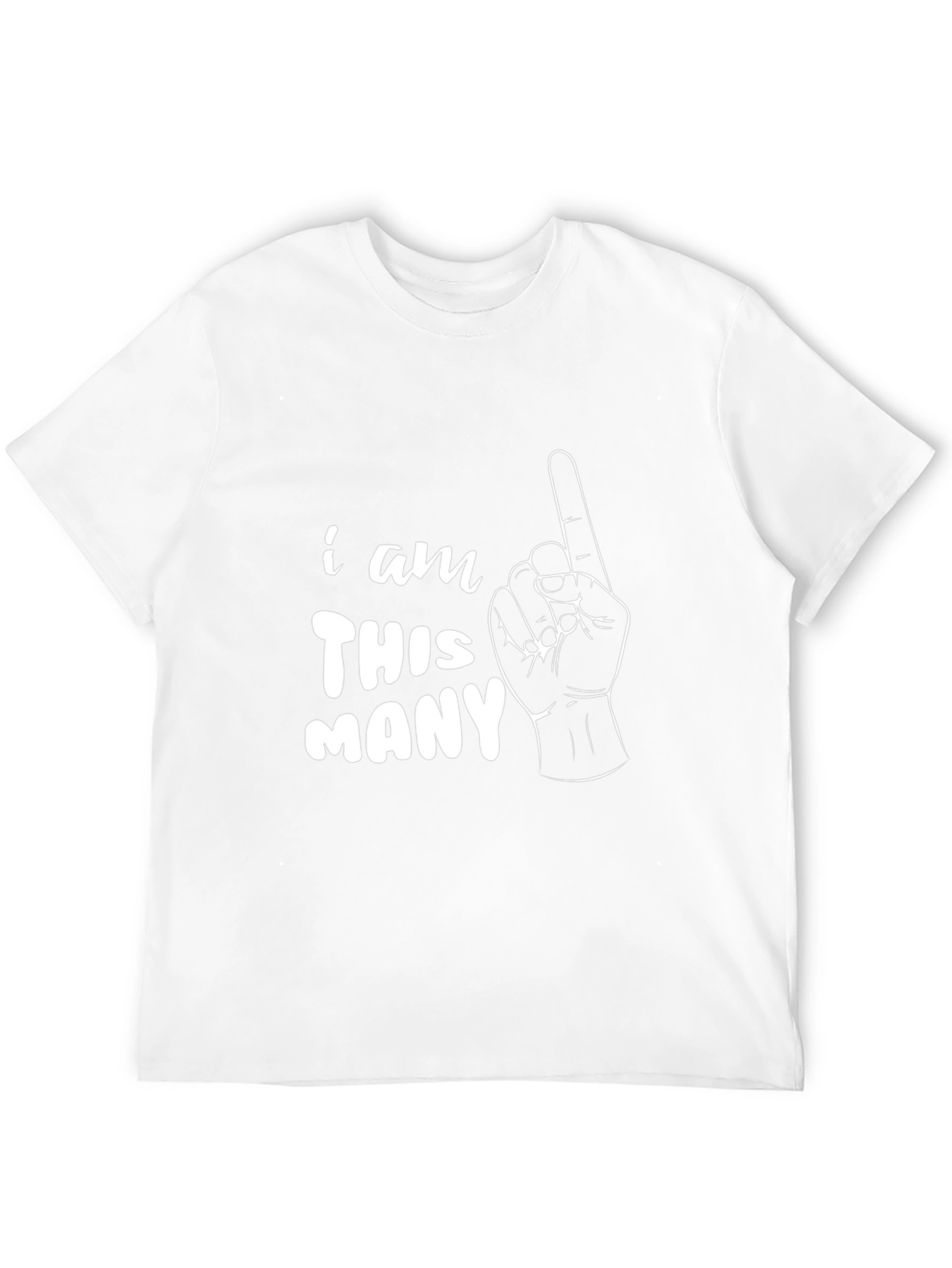 I am THIS MANY First Birthday T-Shirt