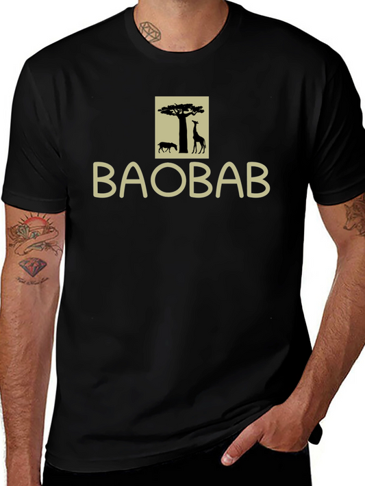 Baobab Tree Graphic T-Shirt - Africa Inspired Design