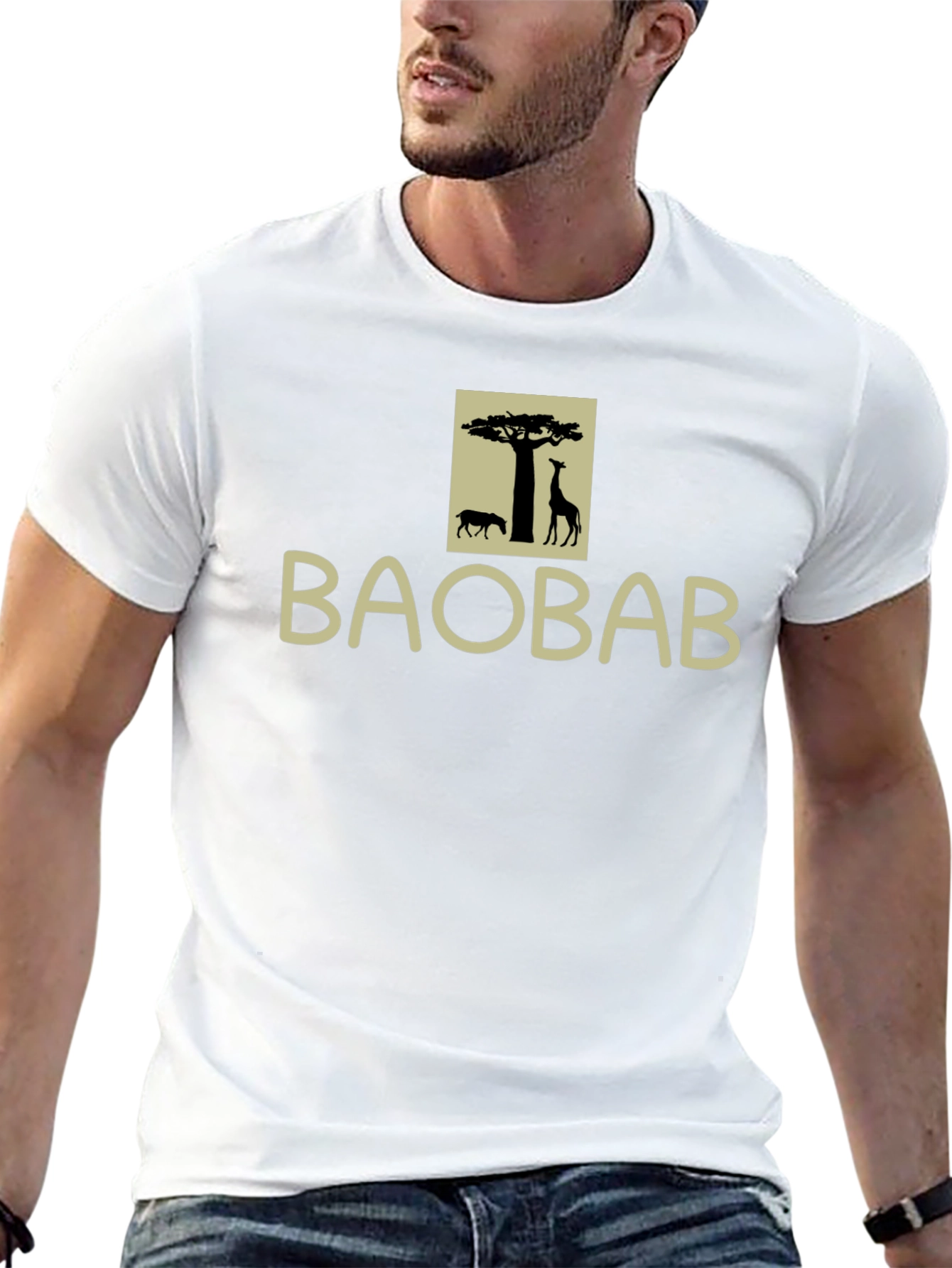 Baobab Tree Graphic T-Shirt - Africa Inspired Design