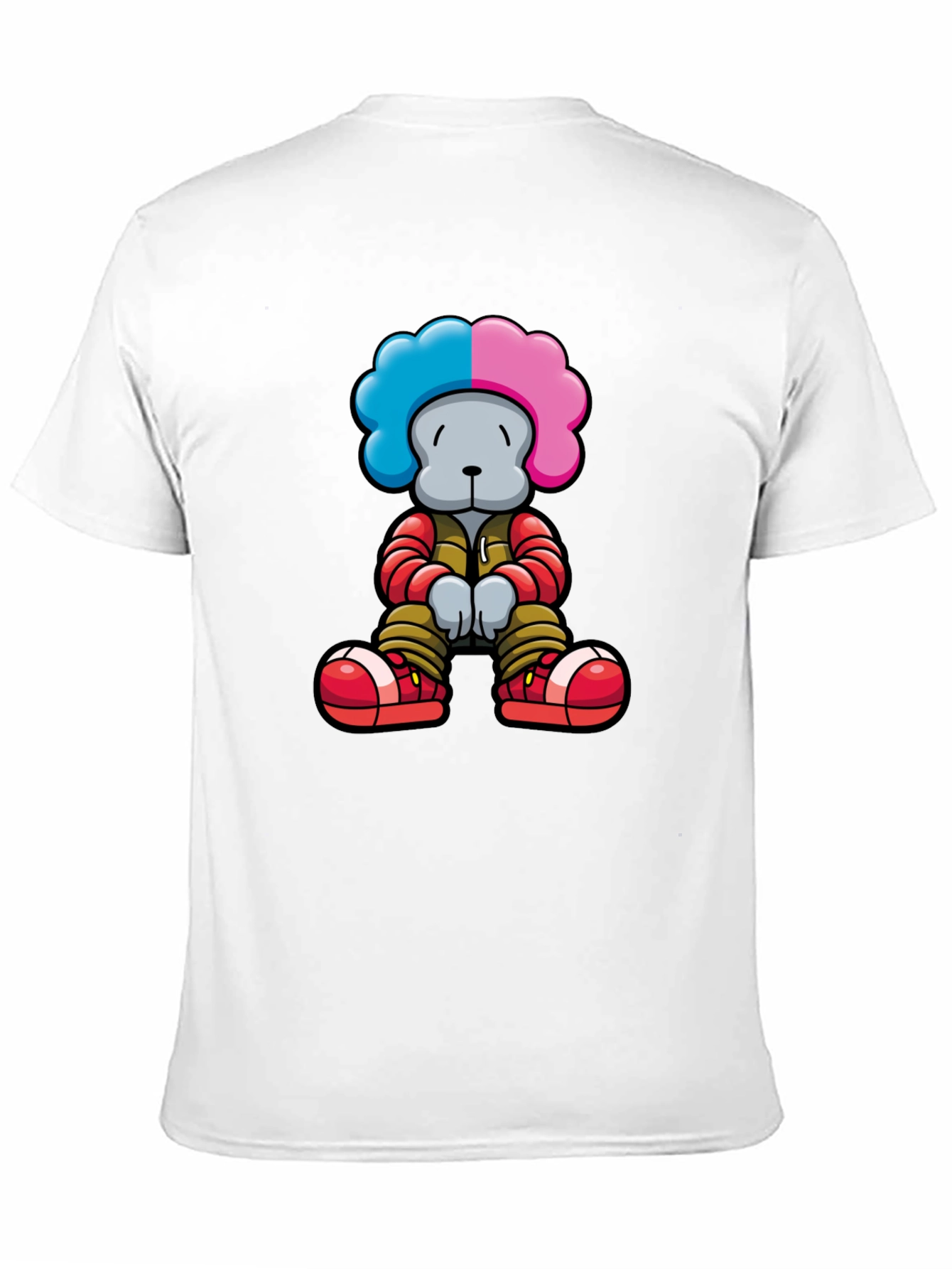 Cartoon Bear Graphic Tee - Stylish Unisex T-Shirt