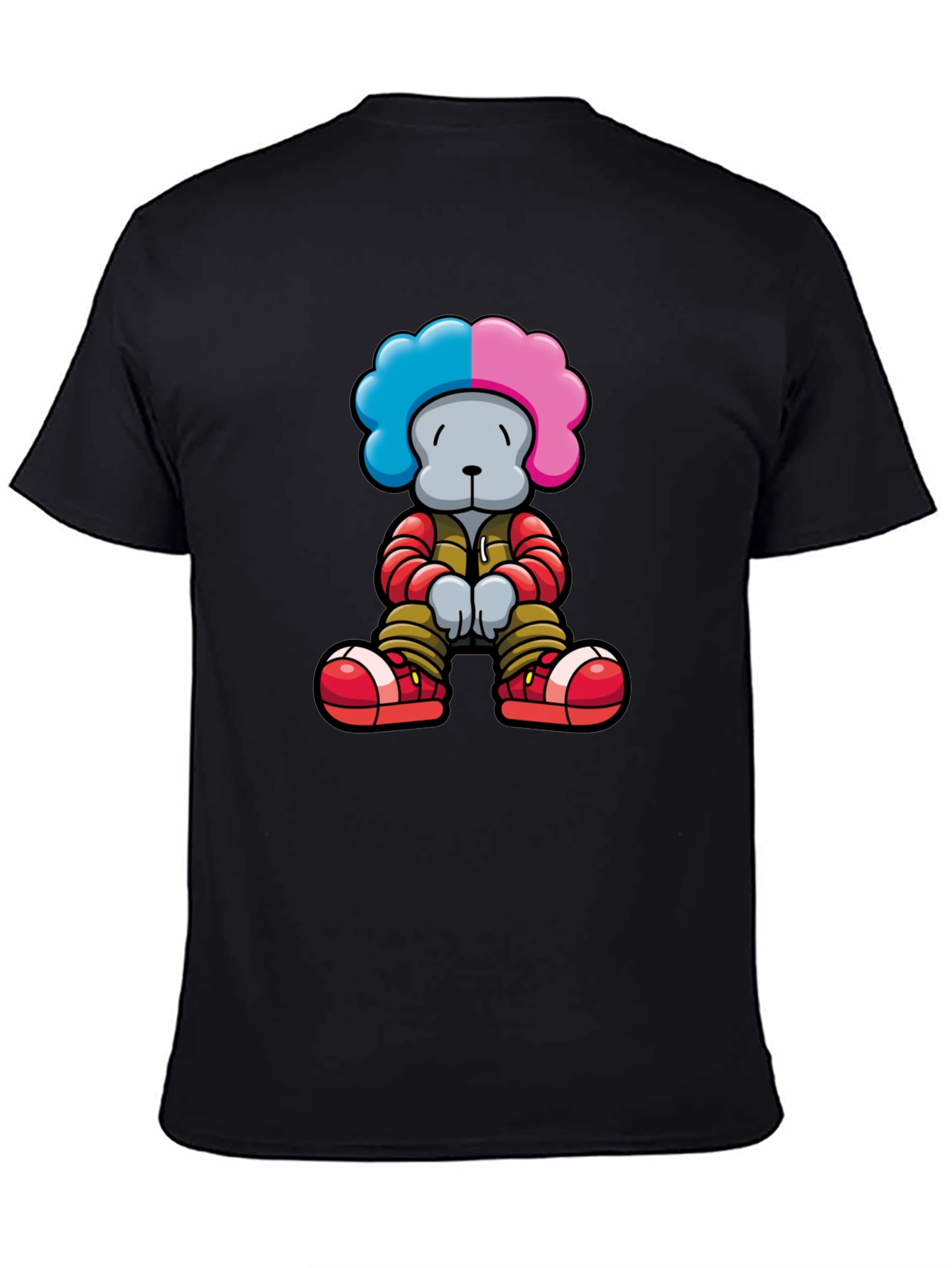 Cartoon Bear Graphic Tee - Stylish Unisex T-Shirt