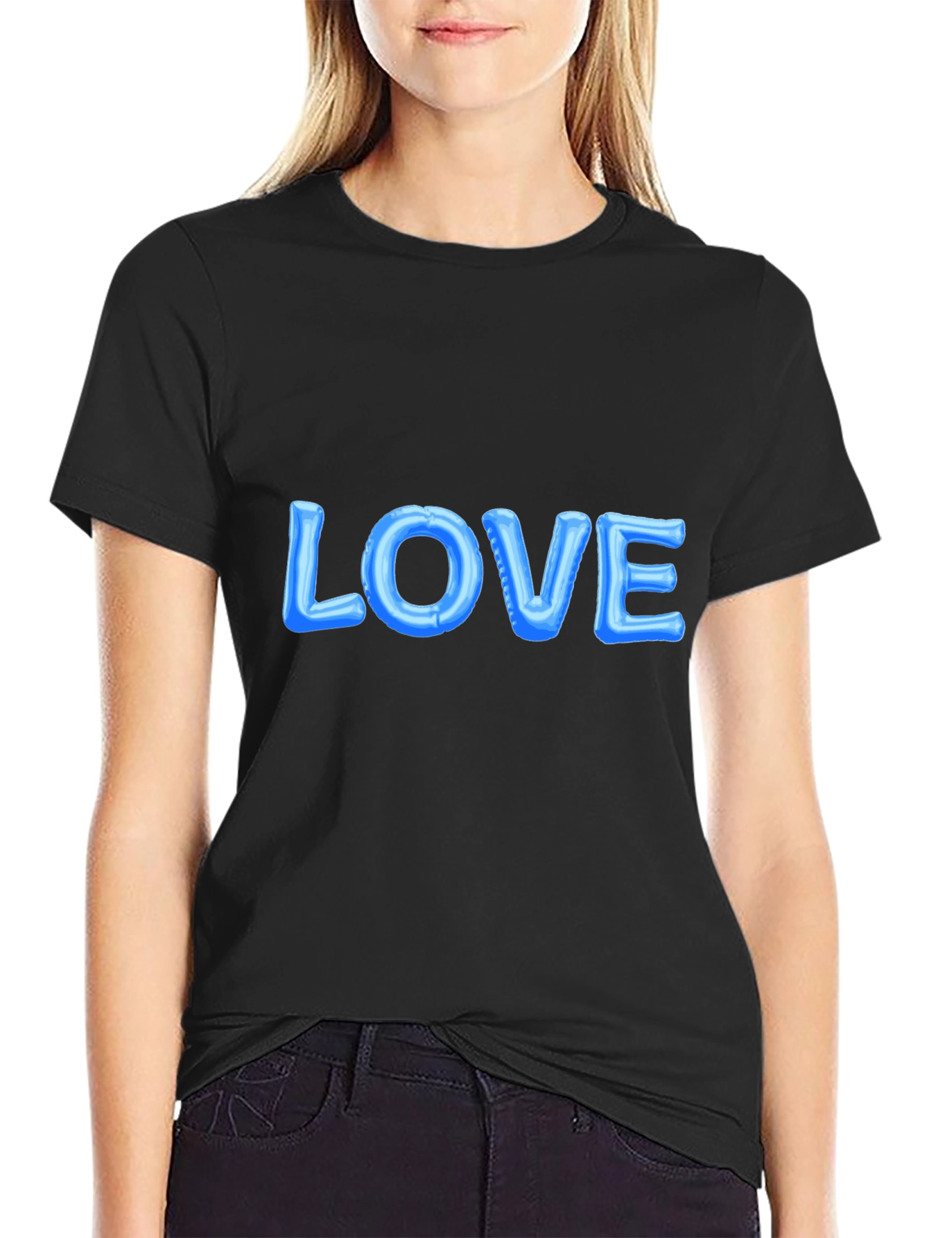 LOVE Graphic Black T-Shirt