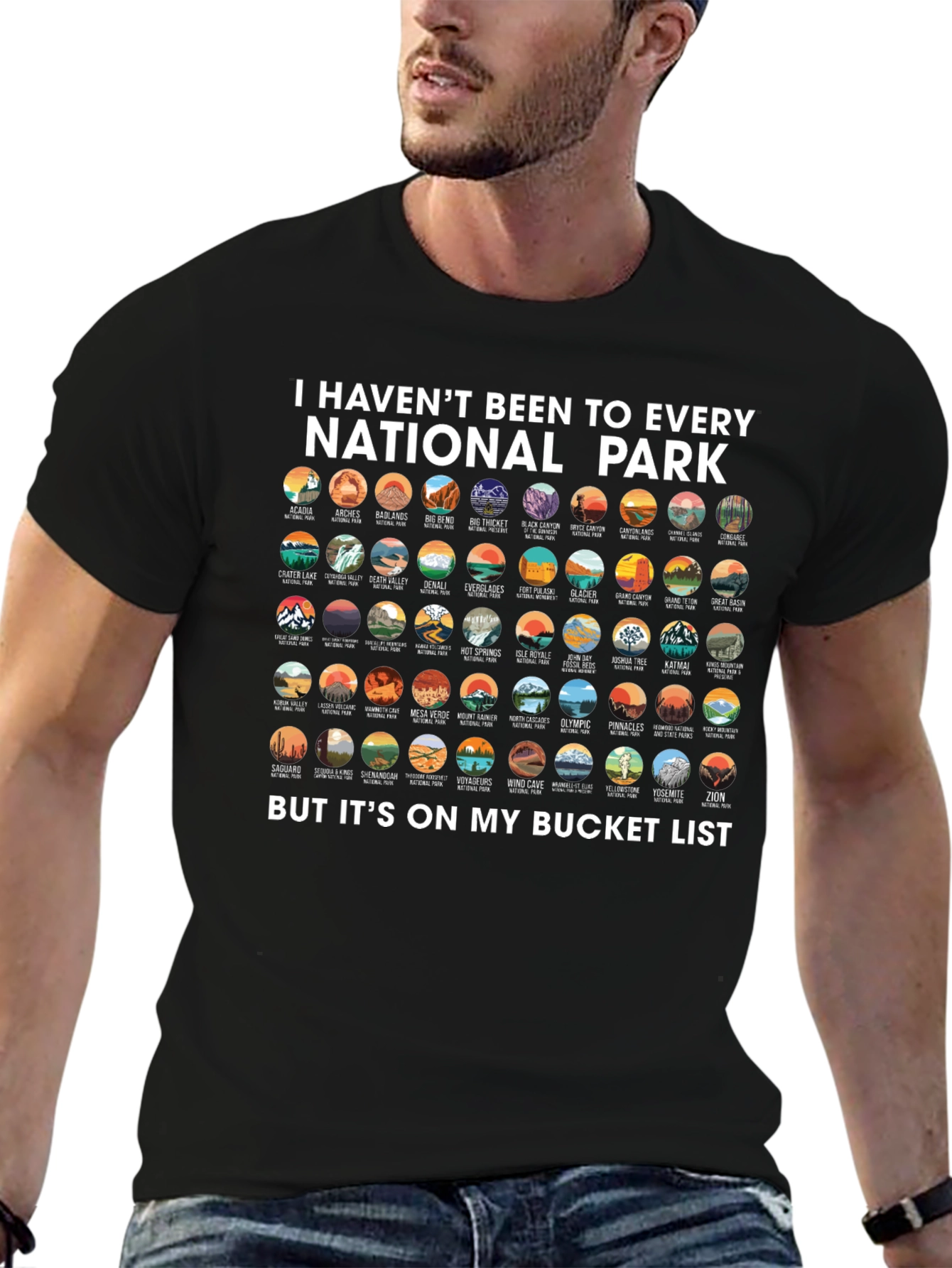 National Park Bucket List Graphic Tee