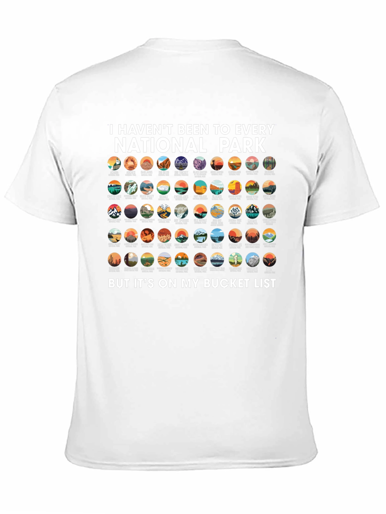 National Park Bucket List Graphic Tee