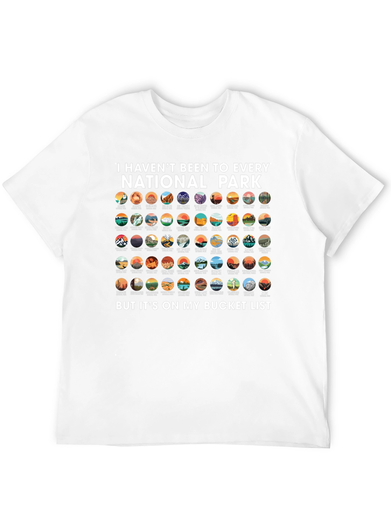 National Park Bucket List Graphic Tee