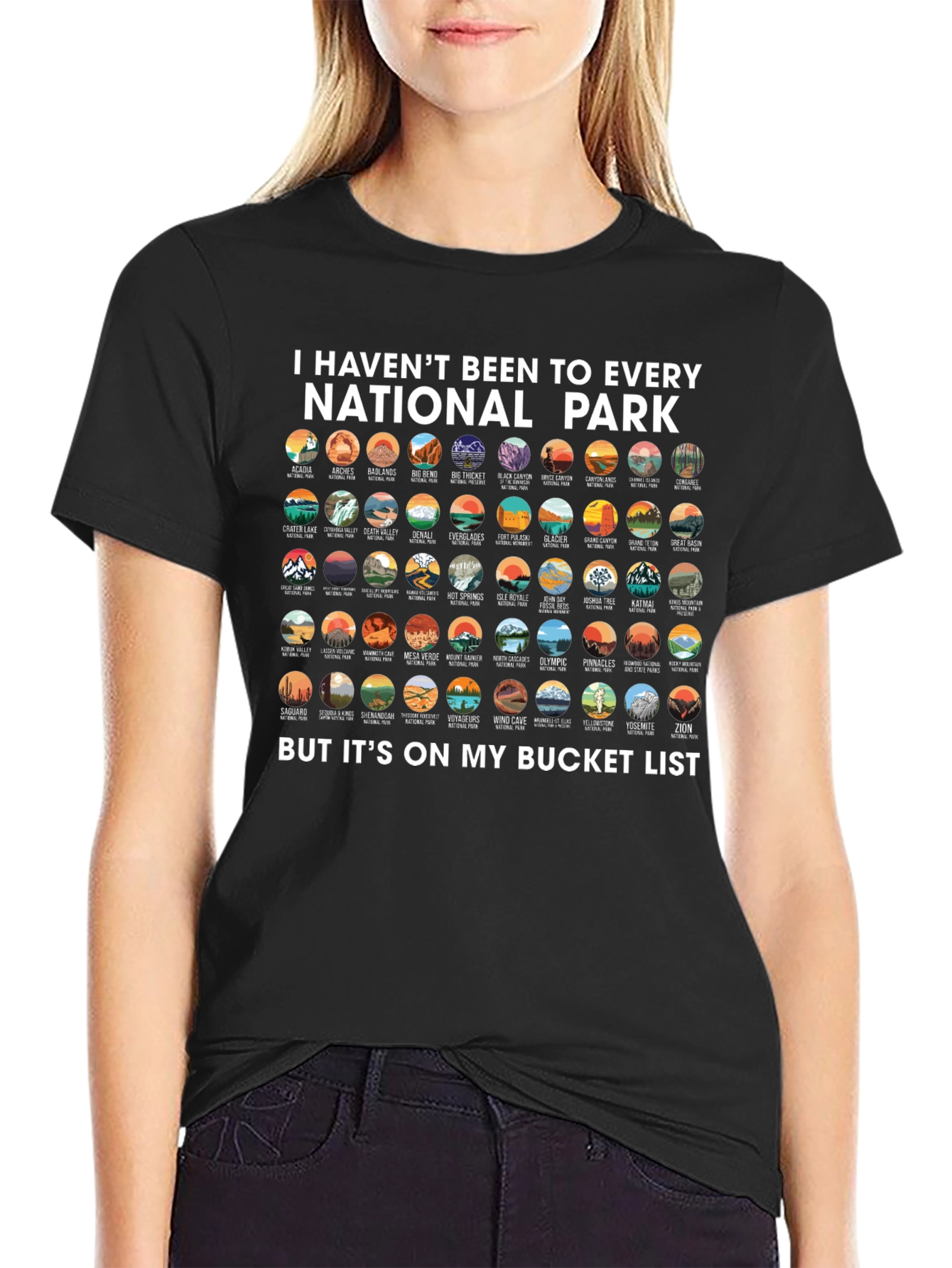 National Park Bucket List Graphic Tee