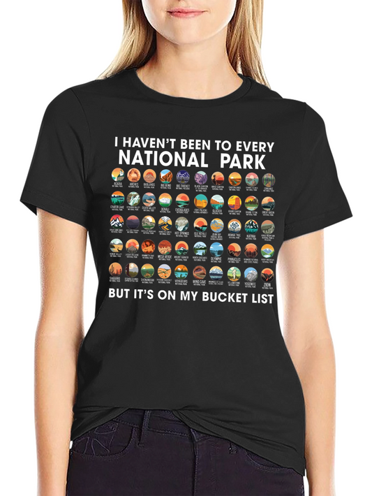National Park Bucket List Graphic Tee