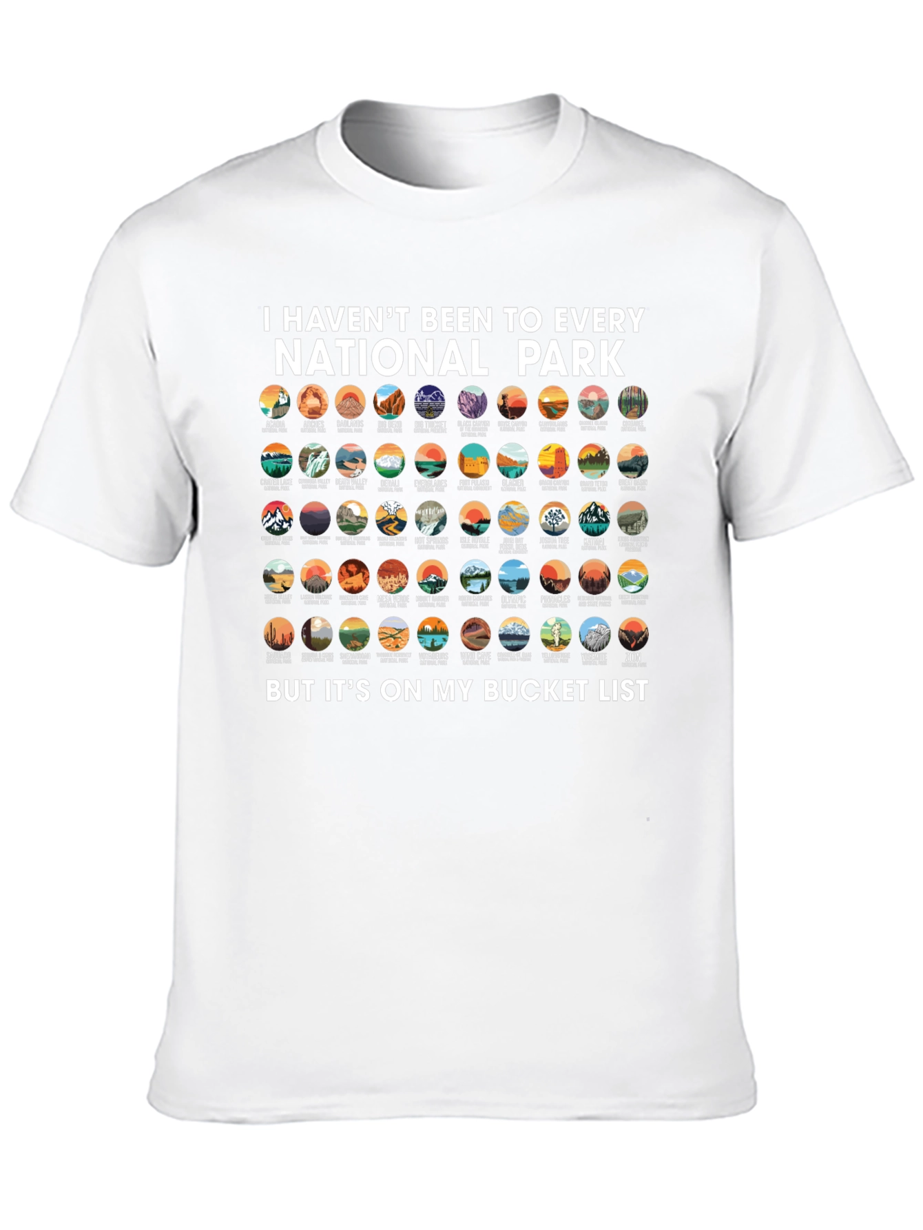 National Park Bucket List Graphic Tee