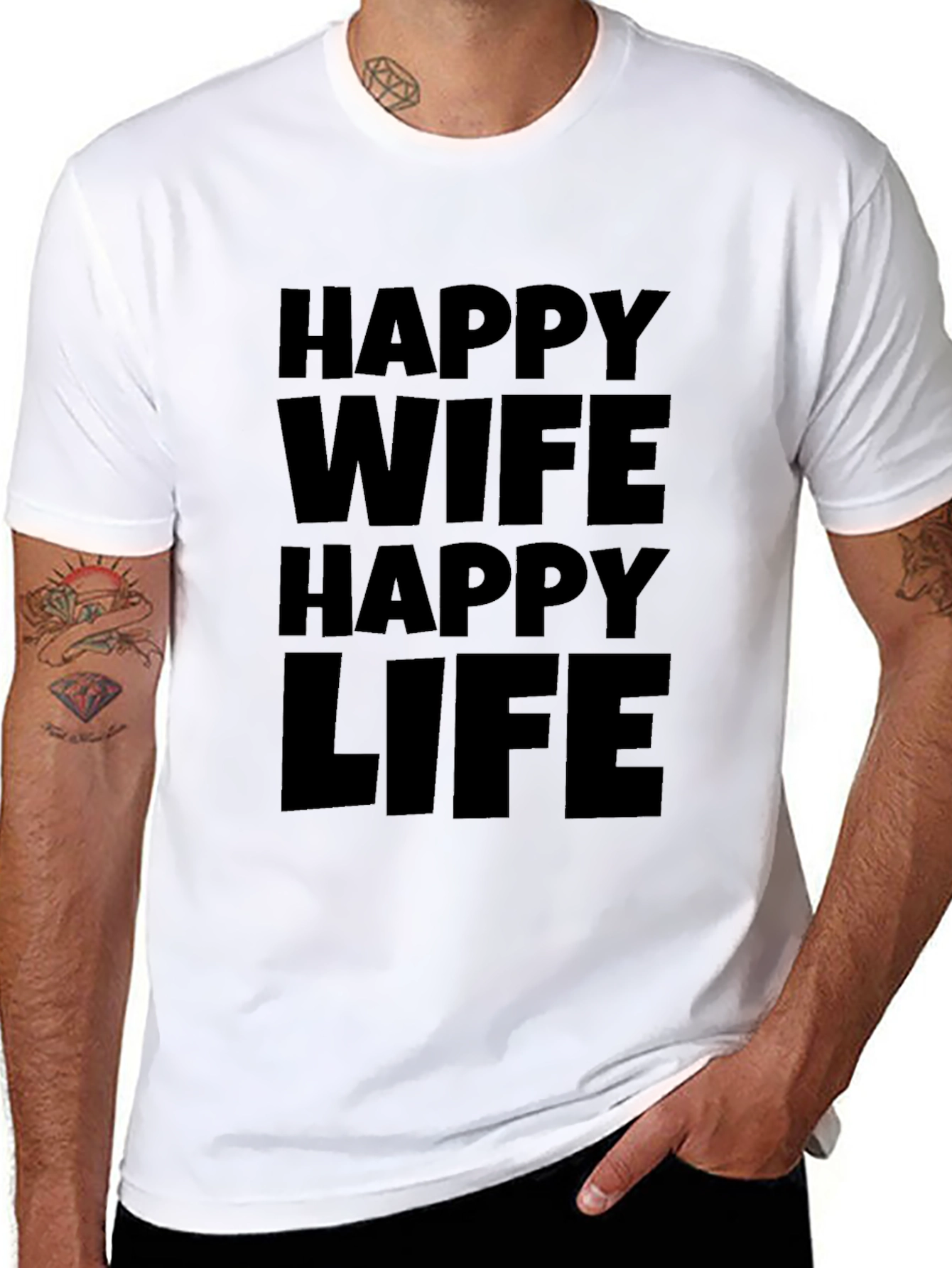 Happy Wife Happy Life T-Shirt