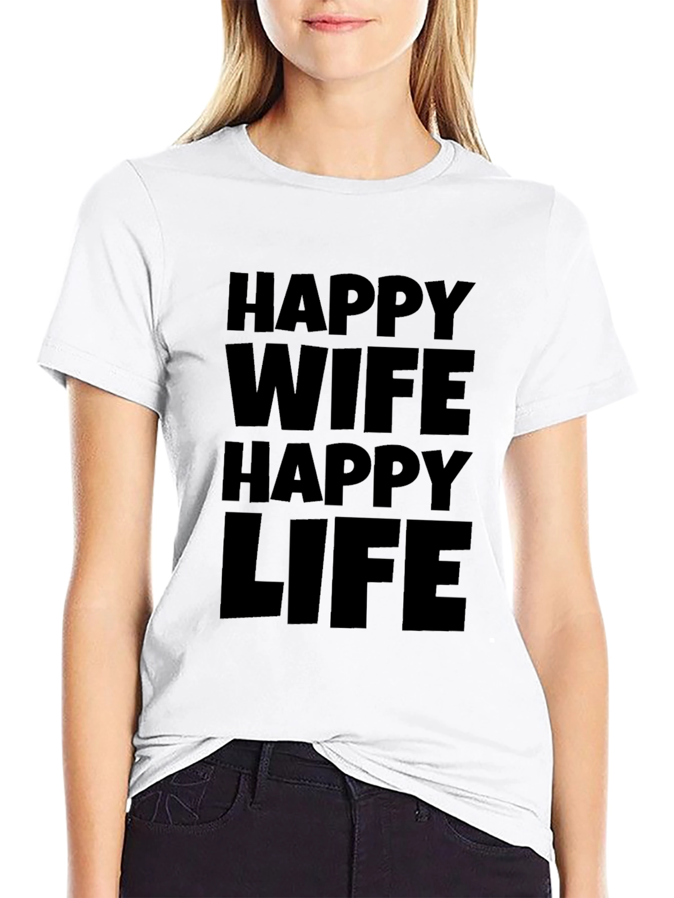 Happy Wife Happy Life T-Shirt