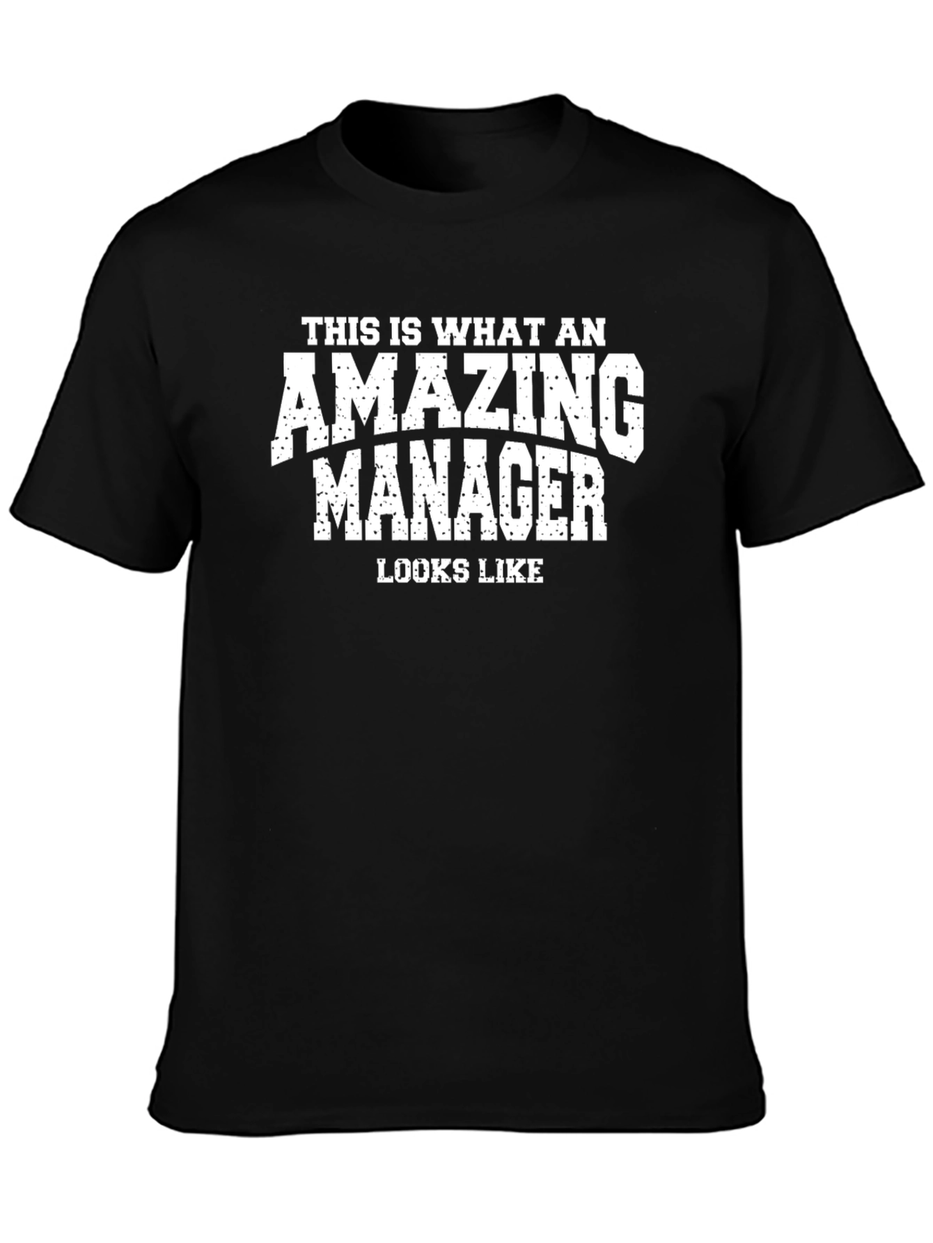 Amazing Manager Graphic T-Shirt - Black Cotton Tee