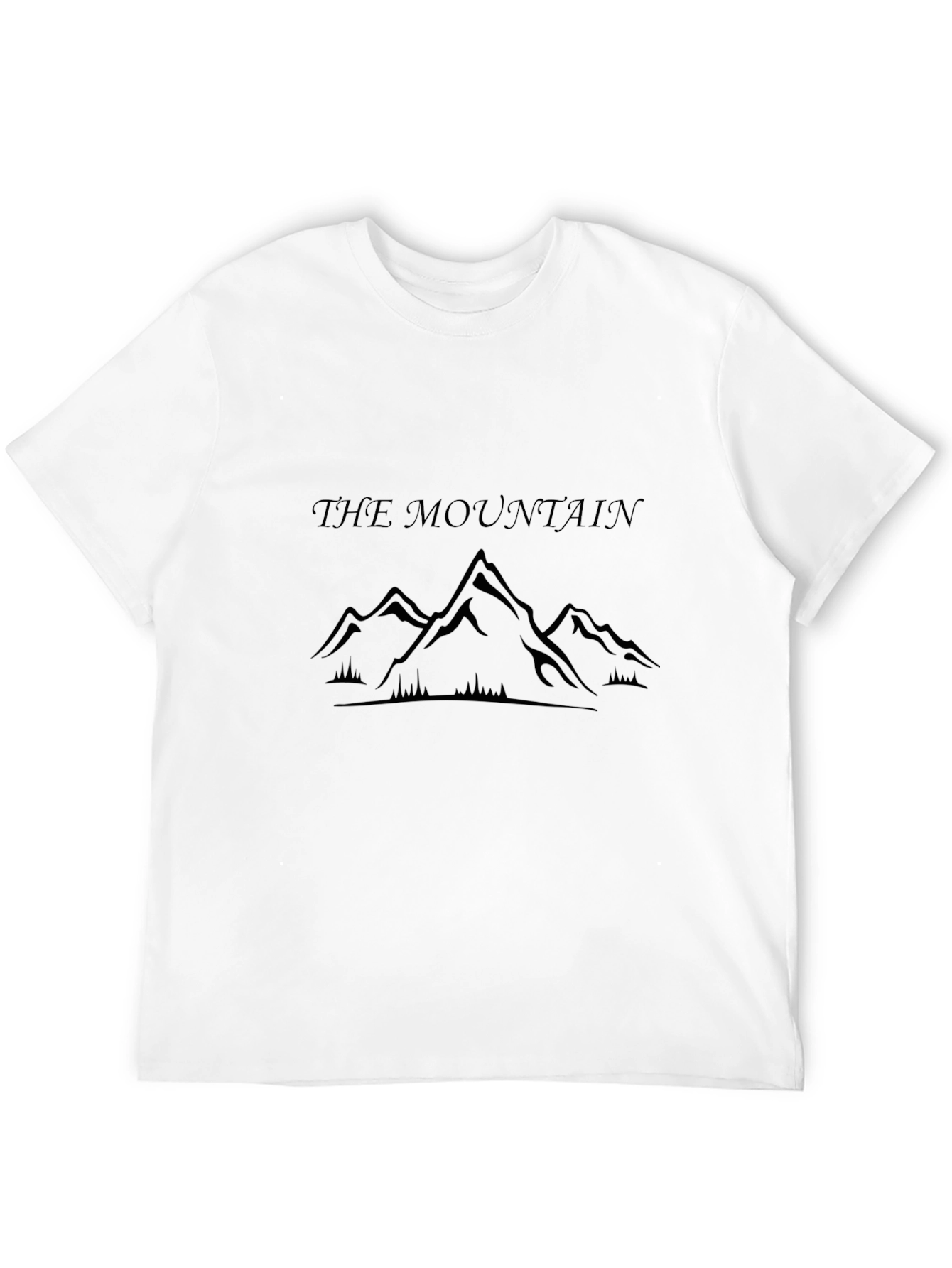 The Mountain Graphic Black T-Shirt