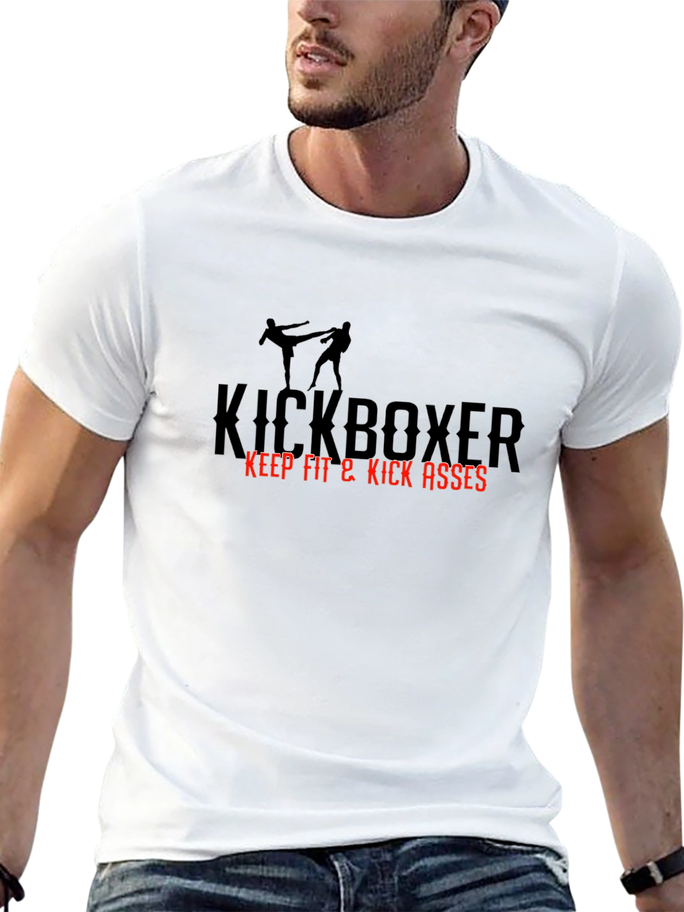 Kickboxer Graphic Tee - Keep Fit Kick Asses
