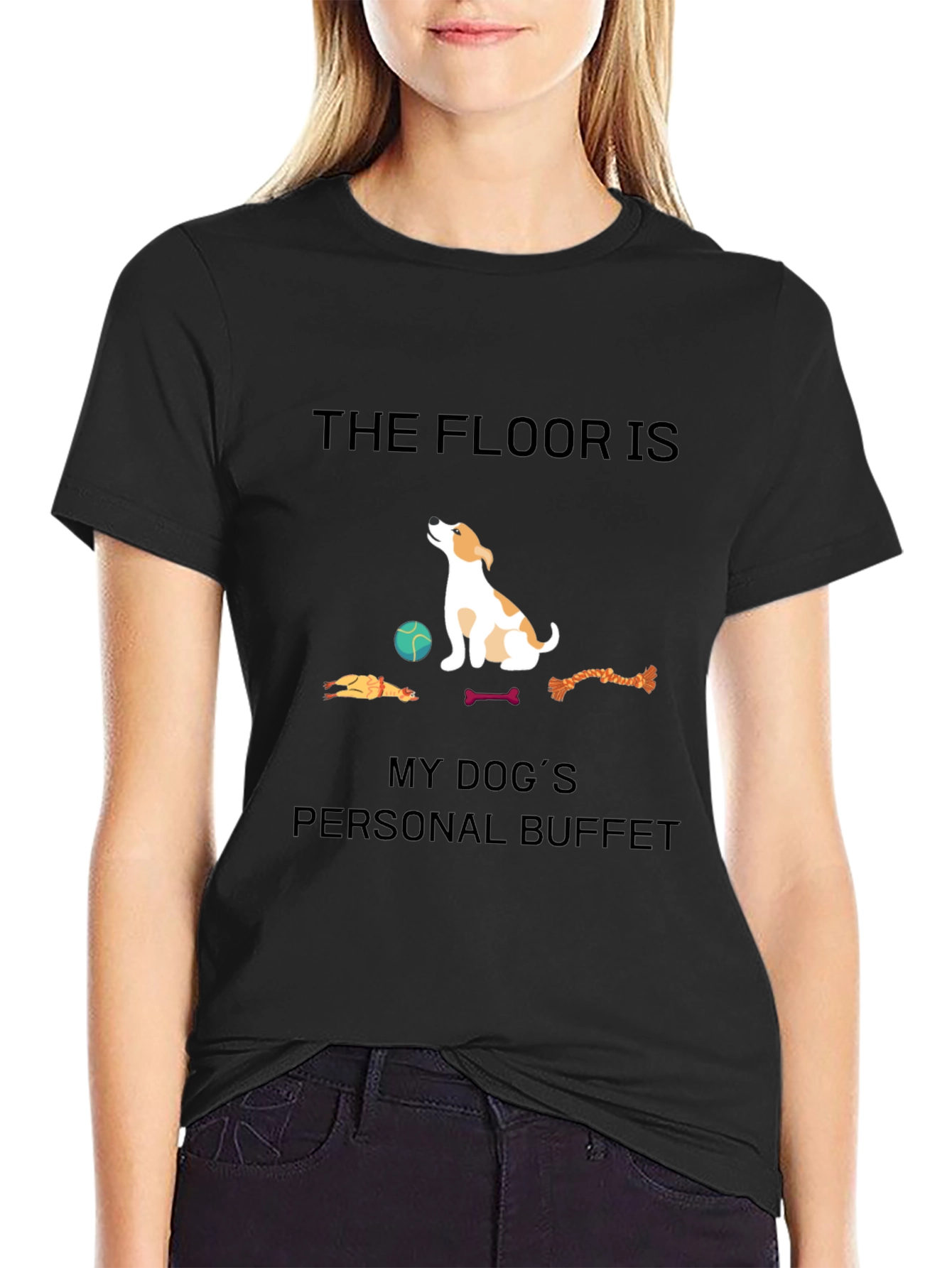 Dogs Buffet T-Shirt - Novelty Pet Lover Tee