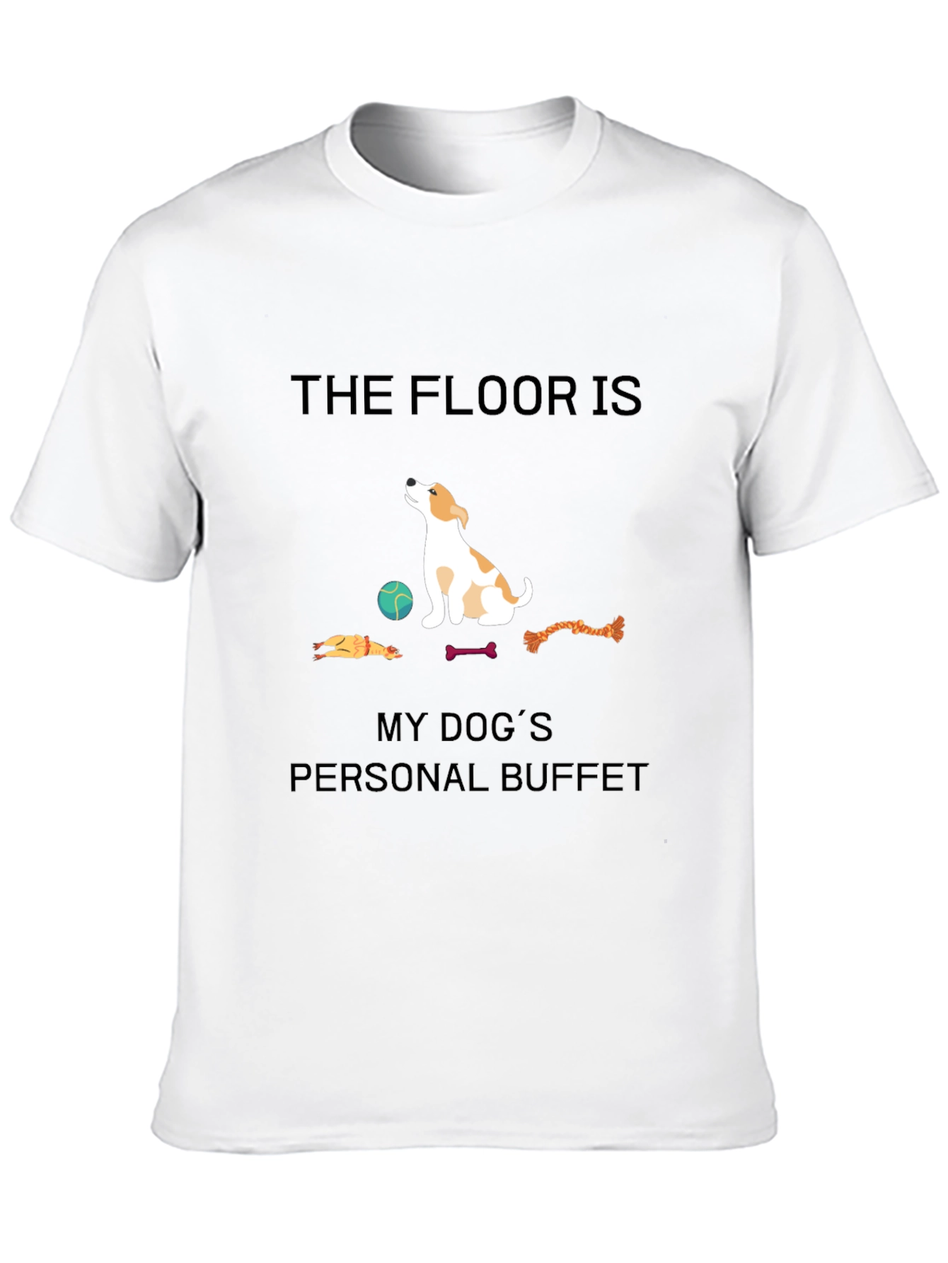 Dogs Buffet T-Shirt - Novelty Pet Lover Tee