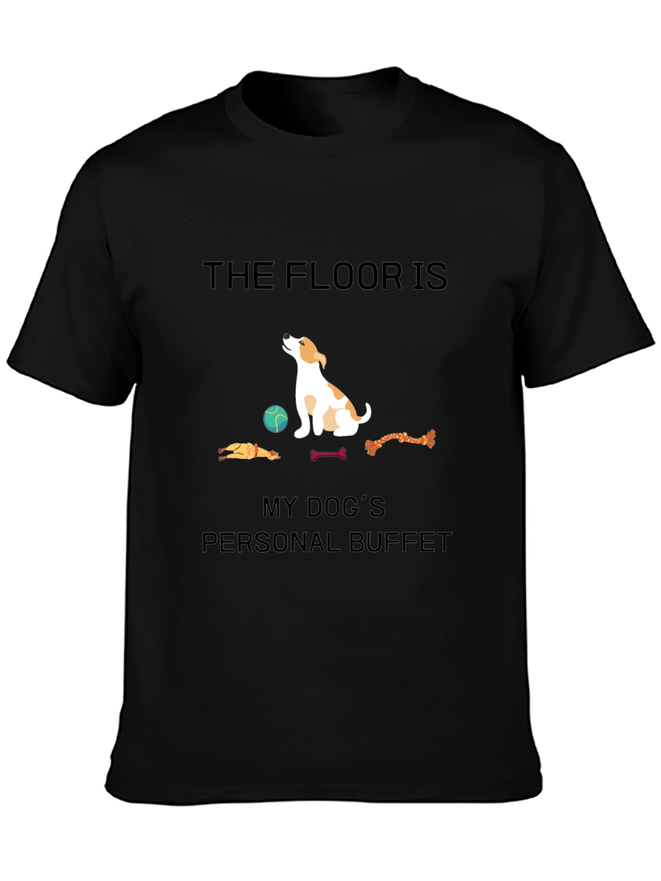 Dogs Buffet T-Shirt - Novelty Pet Lover Tee
