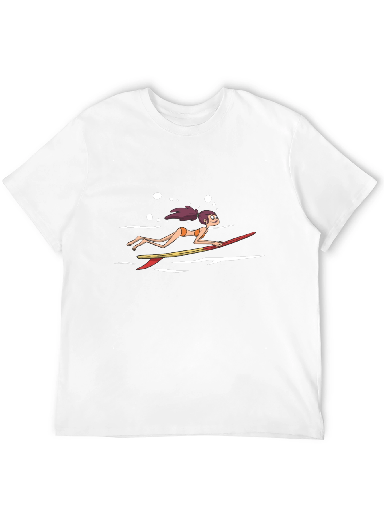 Surfer Girl Graphic Tee - Cool Casual Style