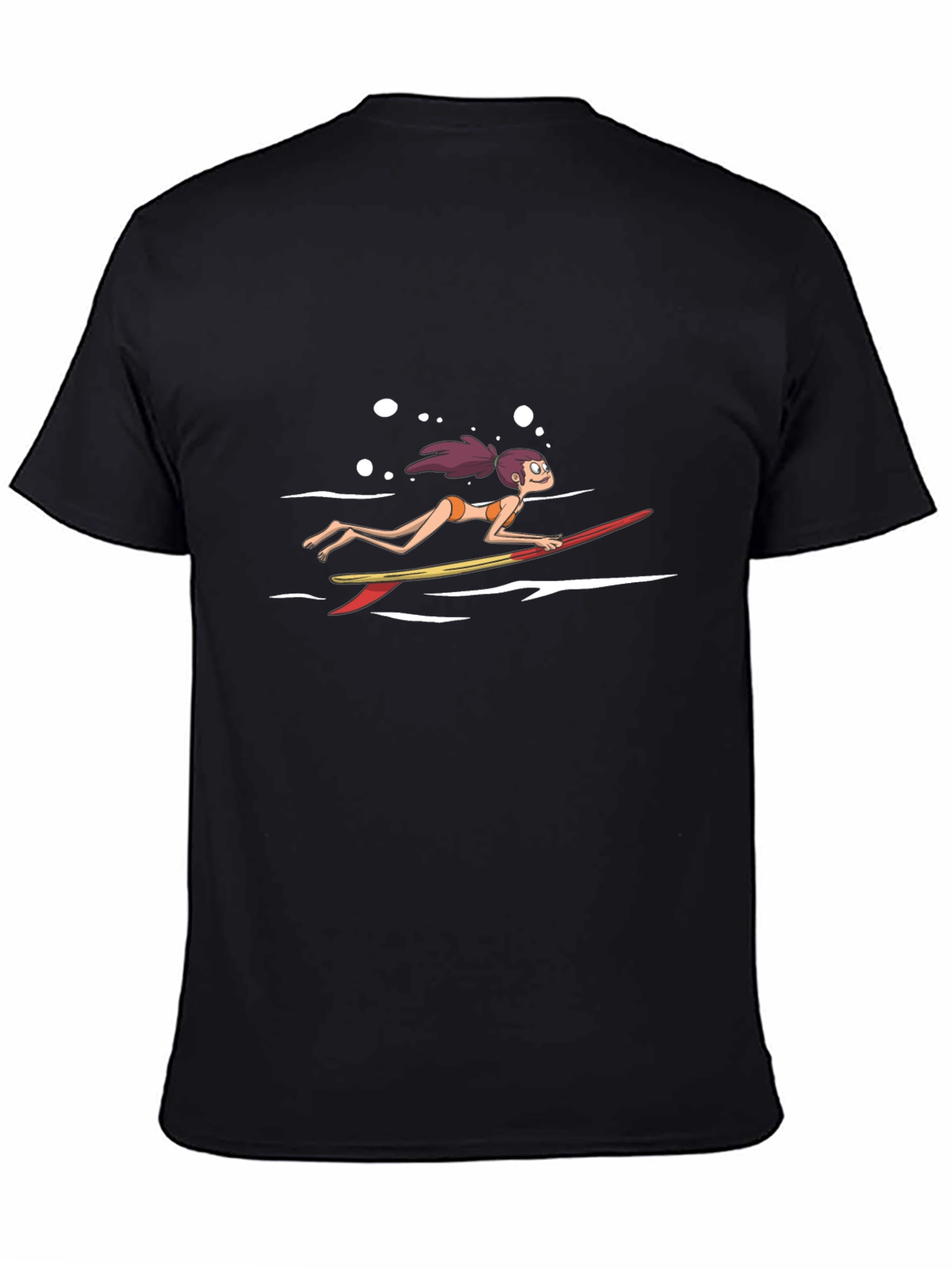 Surfer Girl Graphic Tee - Cool Casual Style