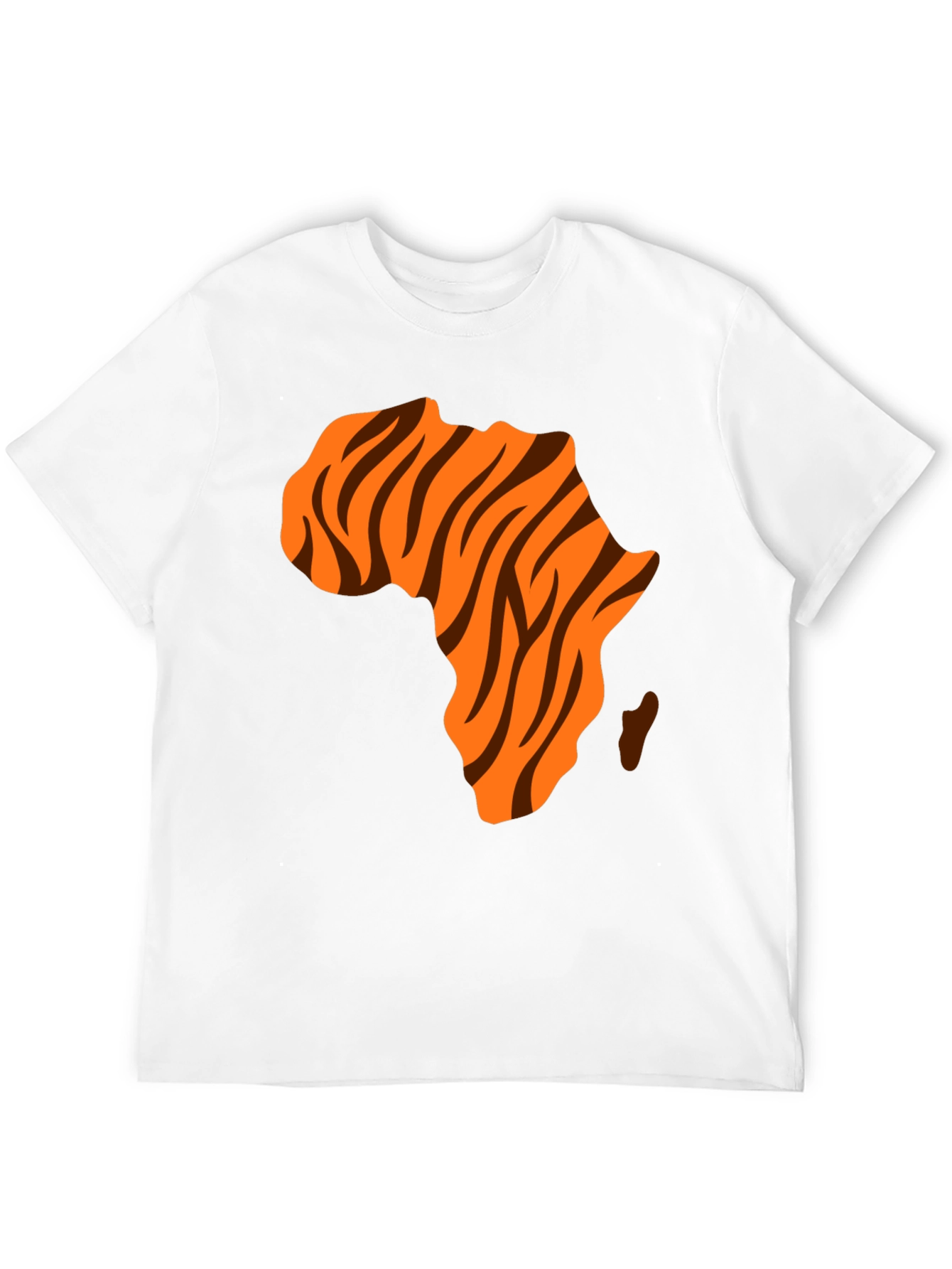 Africa Map Tiger Stripe Graphic Tee