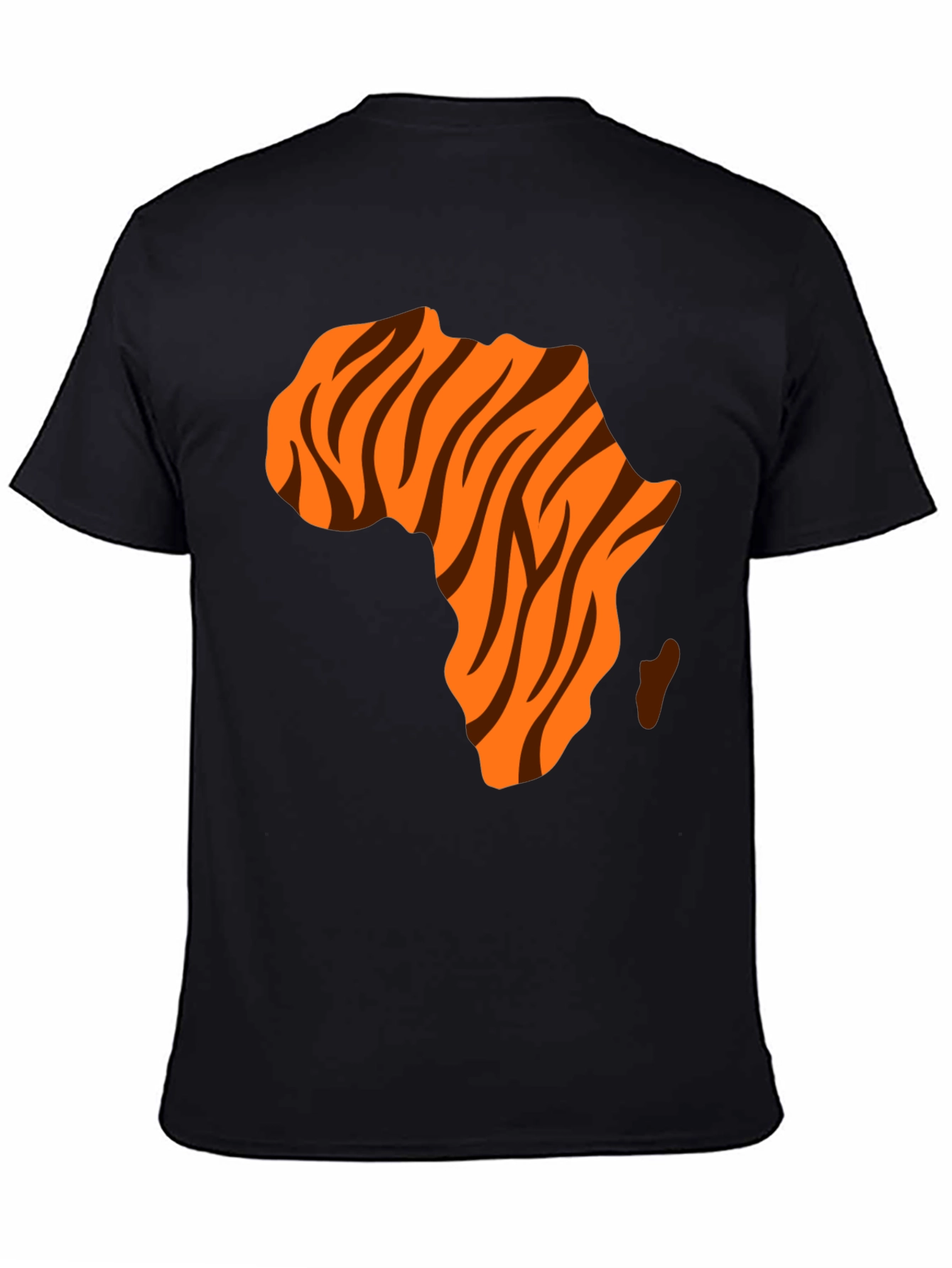 Africa Map Tiger Stripe Graphic Tee