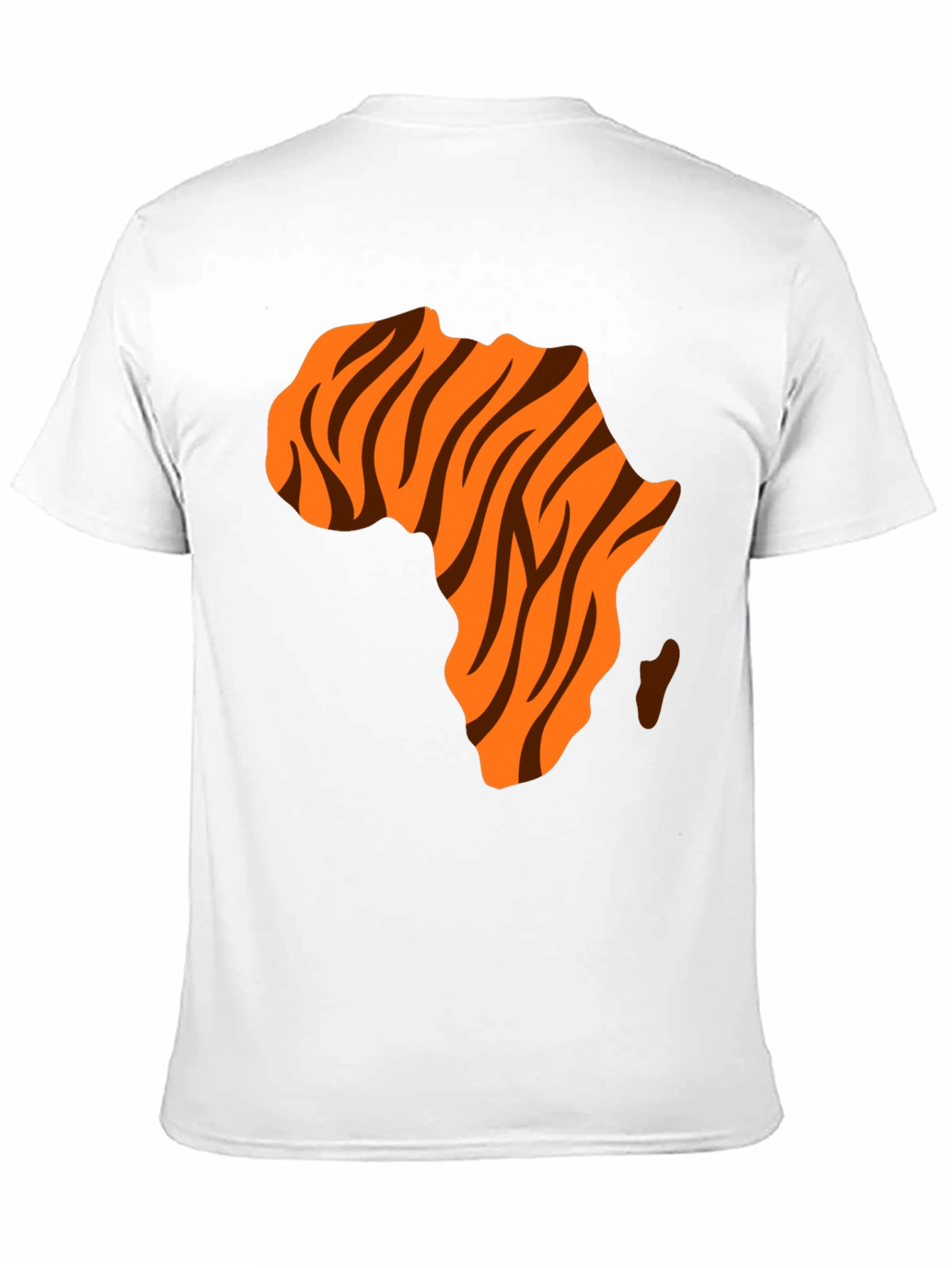 Africa Map Tiger Stripe Graphic Tee