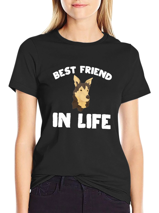 Best Friend in Life Dog T-Shirt