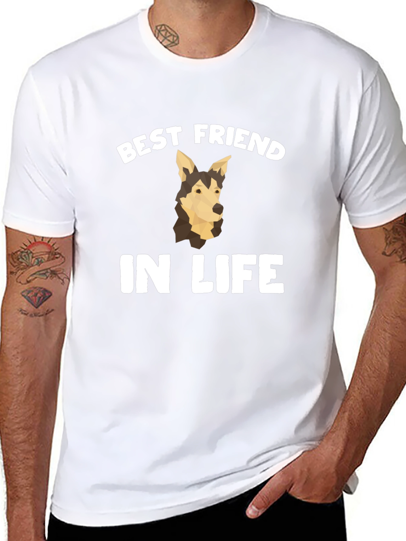 Best Friend in Life Dog T-Shirt
