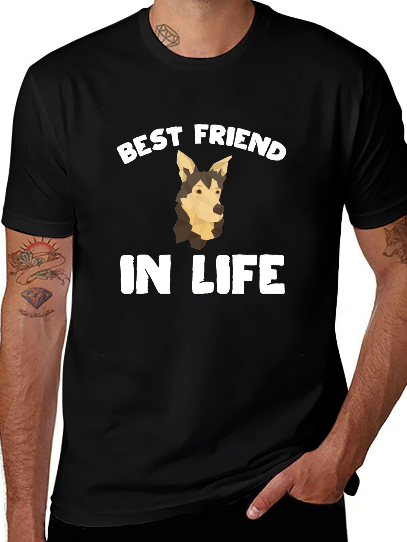 Best Friend in Life Dog T-Shirt