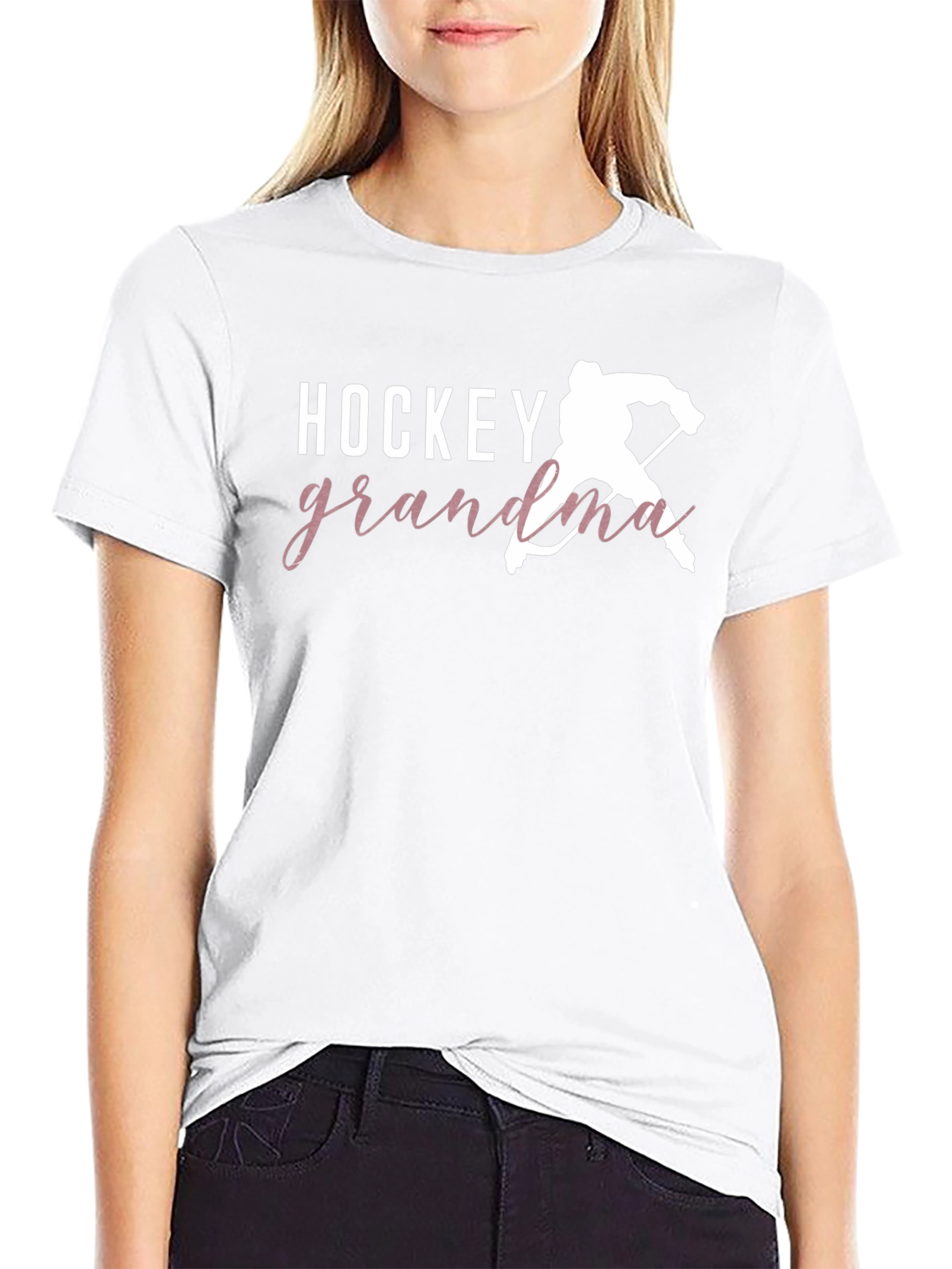 Hockey Grandma Graphic T-Shirt