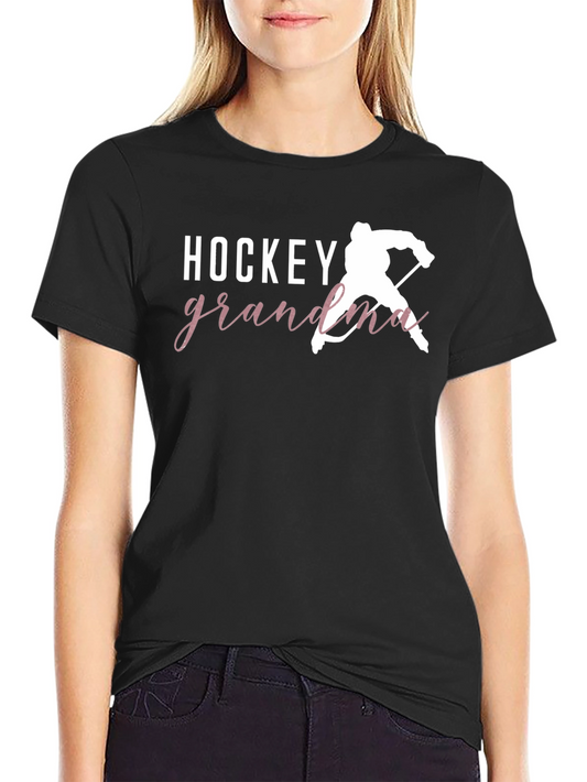 Hockey Grandma Graphic T-Shirt