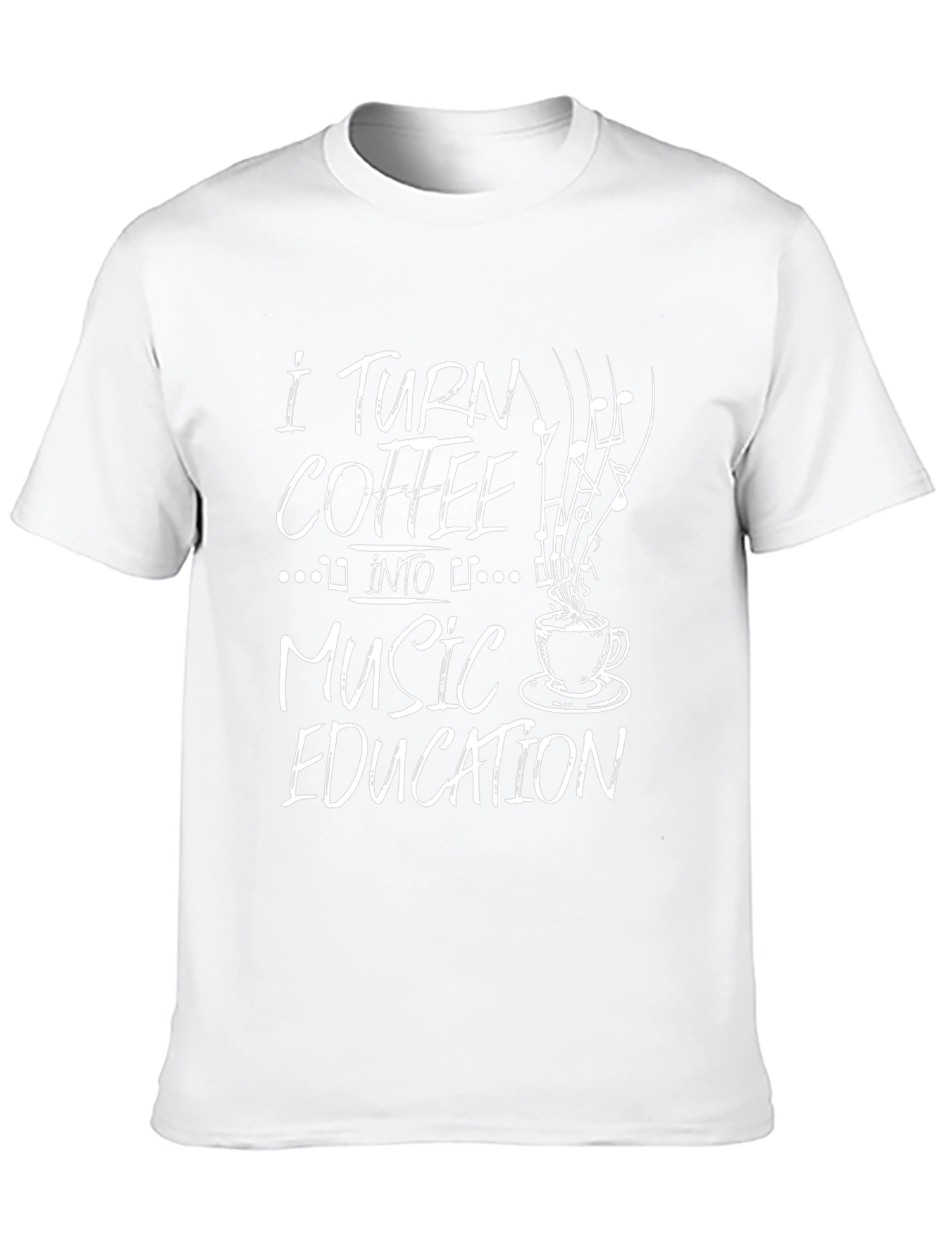 Coffee to Music Education Graphic T-Shirt