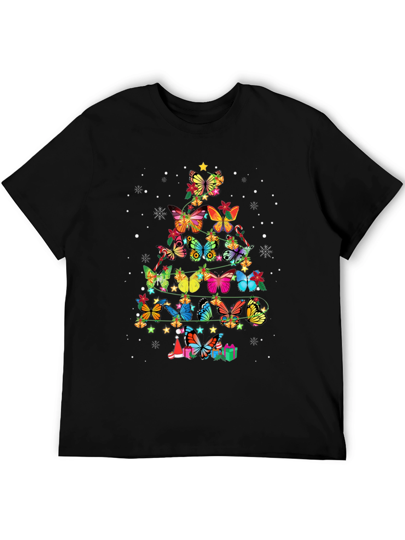Butterfly Christmas Tree T-Shirt