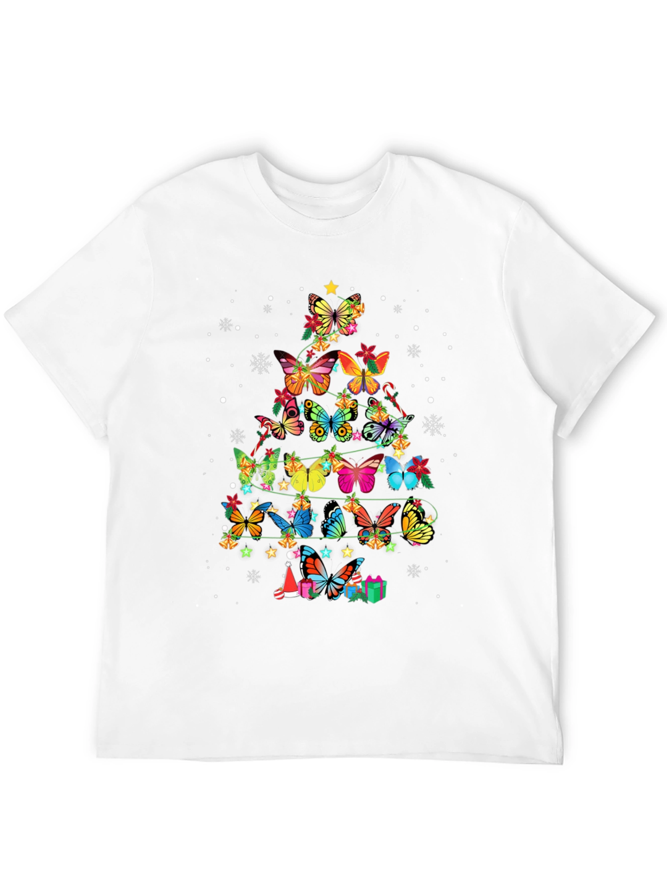 Butterfly Christmas Tree T-Shirt