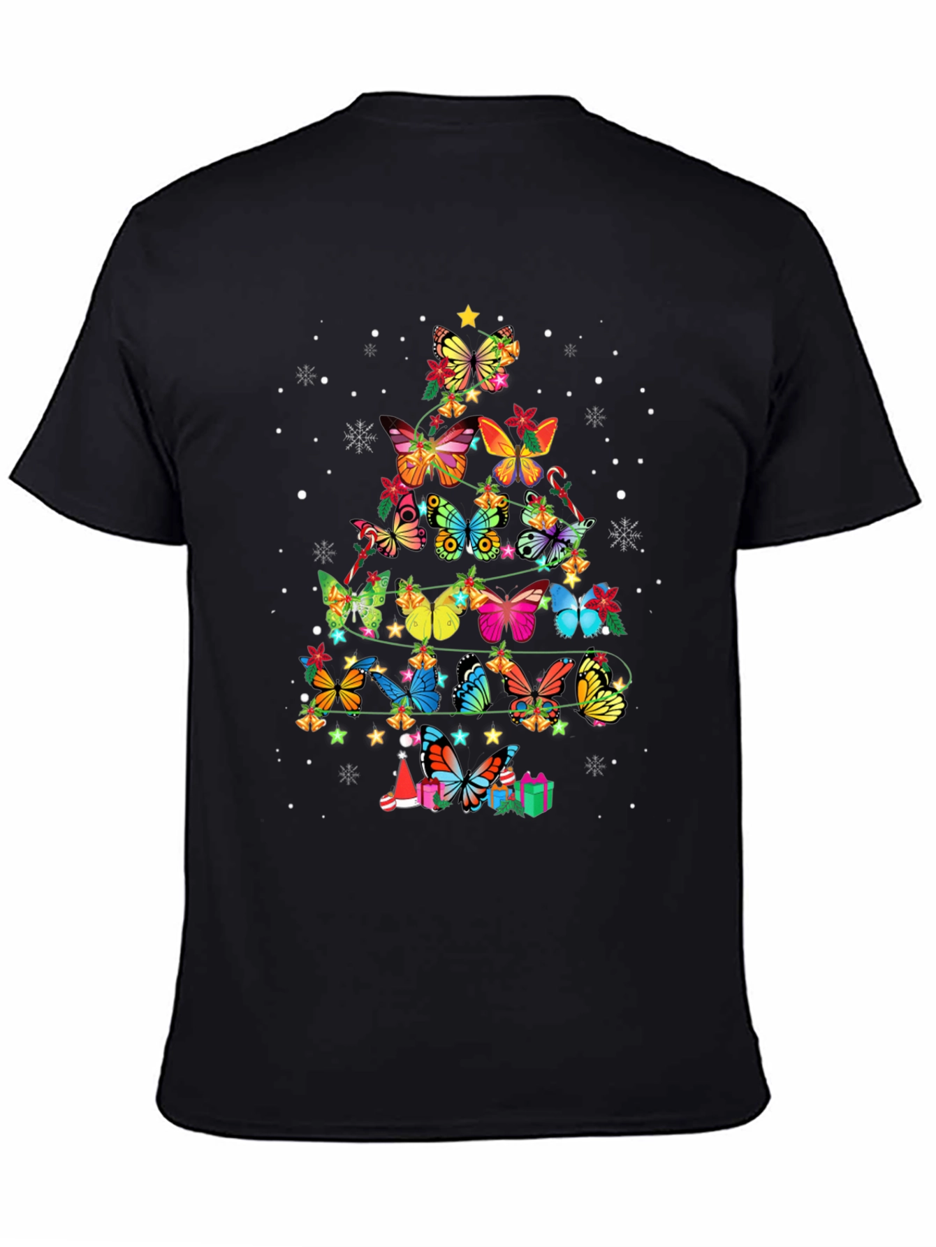 Butterfly Christmas Tree T-Shirt