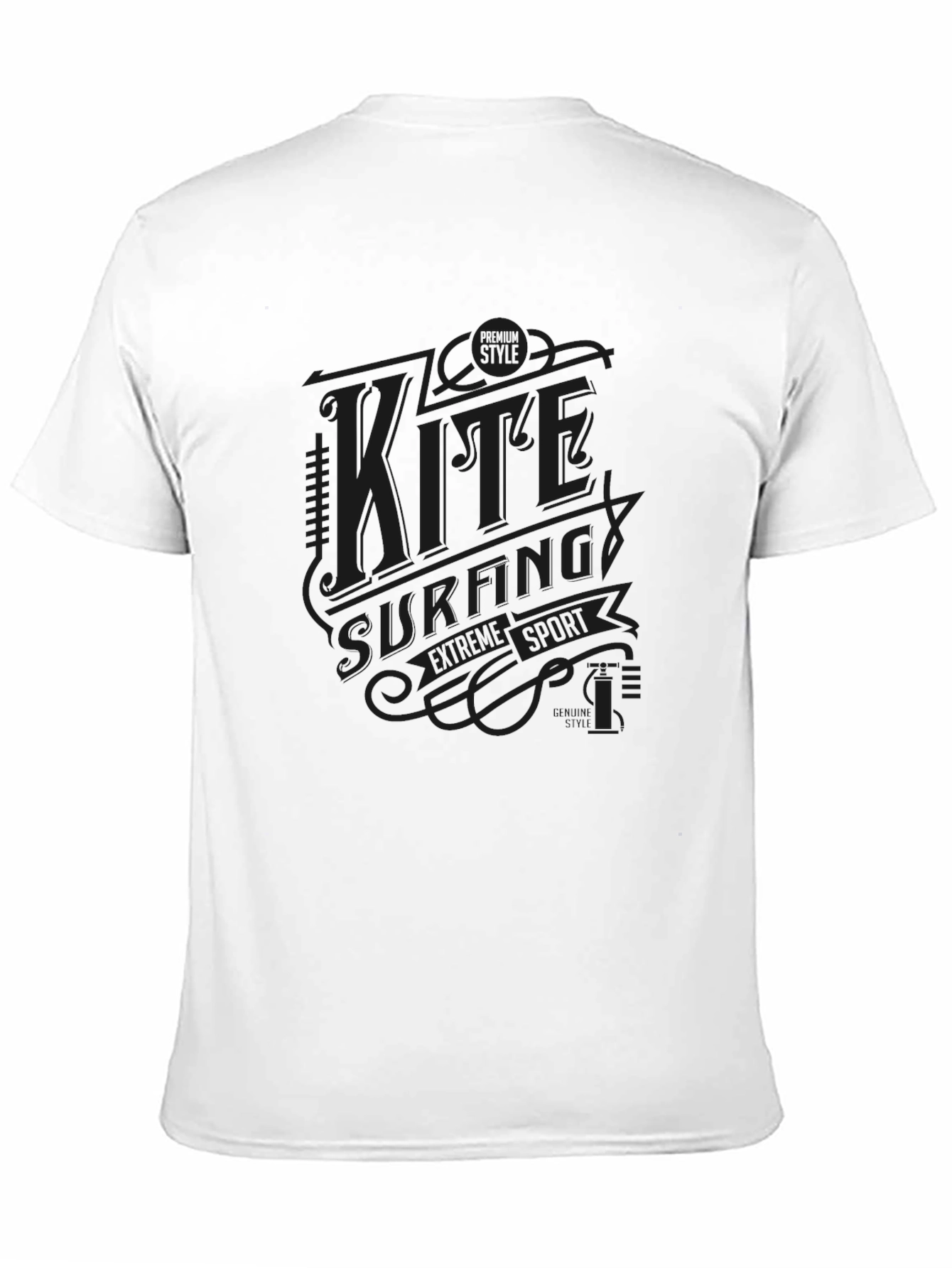 Kitesurfing Sport T-Shirt - Black