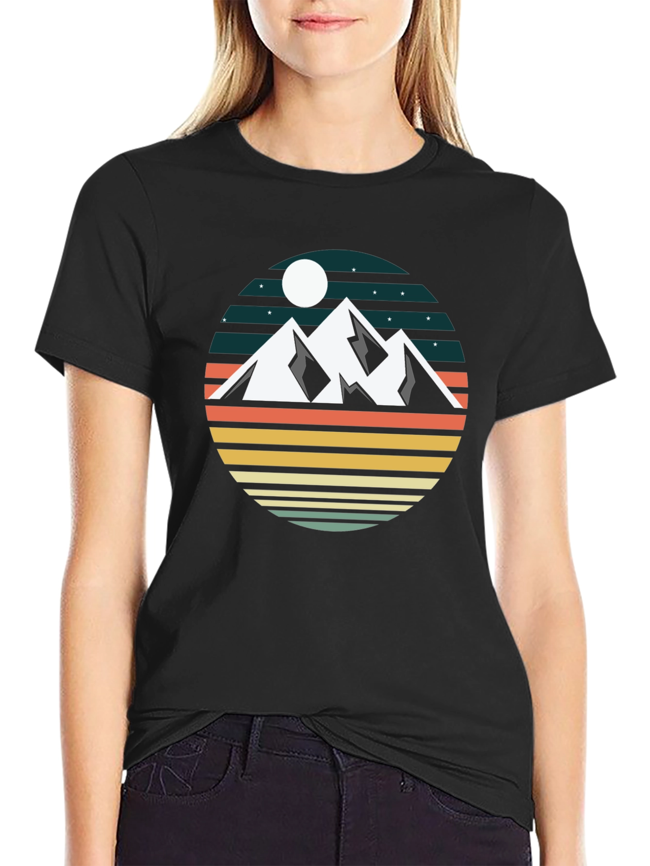 Retro Mountainscape T-Shirt