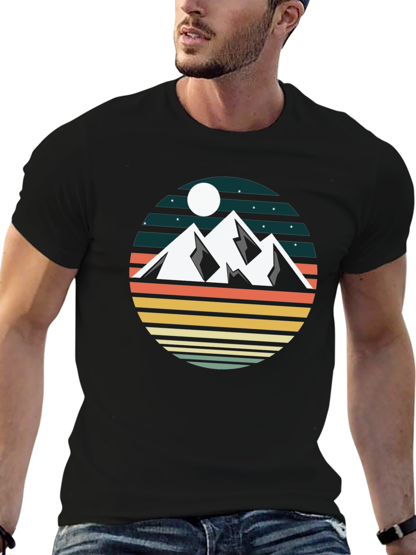 Retro Mountainscape T-Shirt