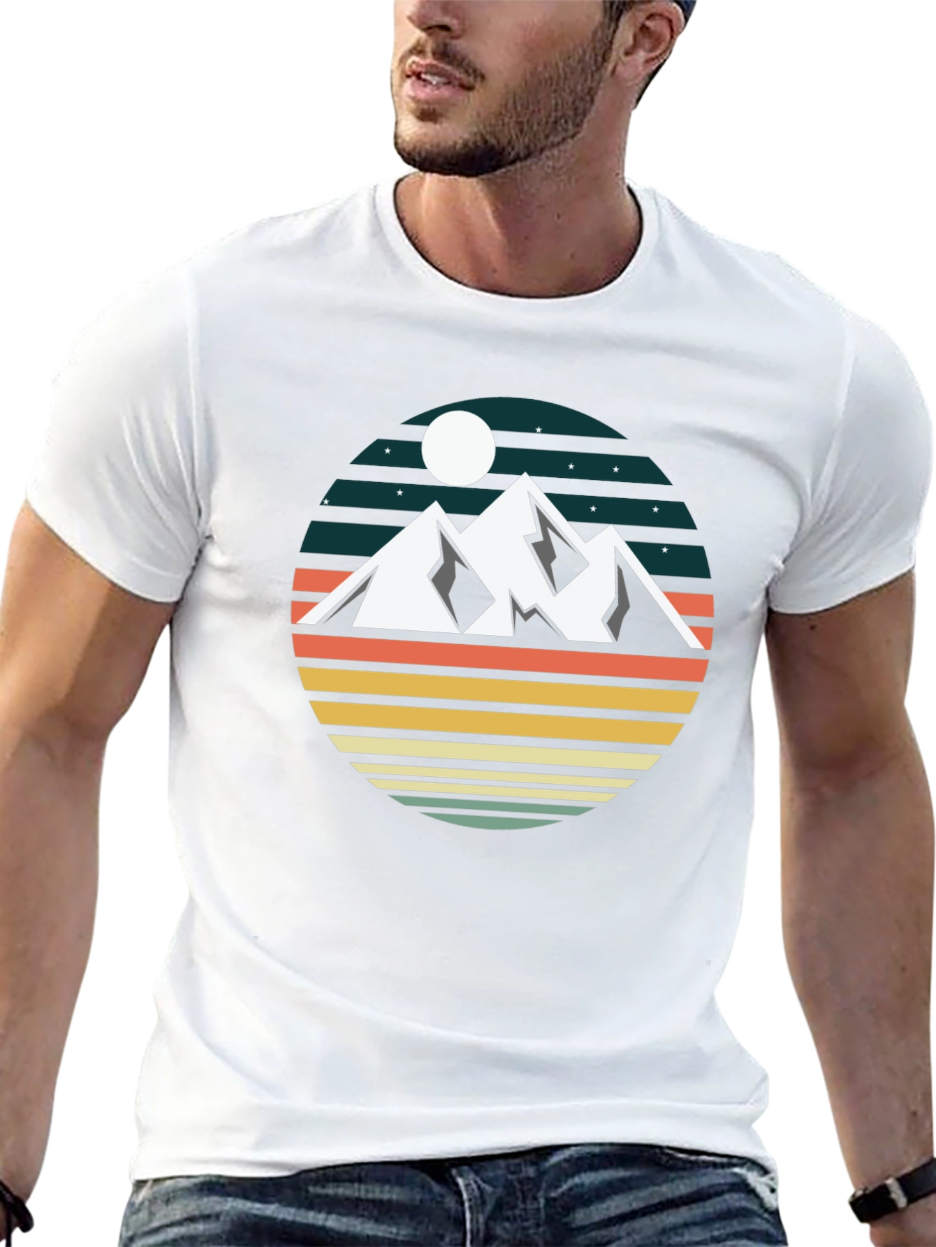 Retro Mountainscape T-Shirt