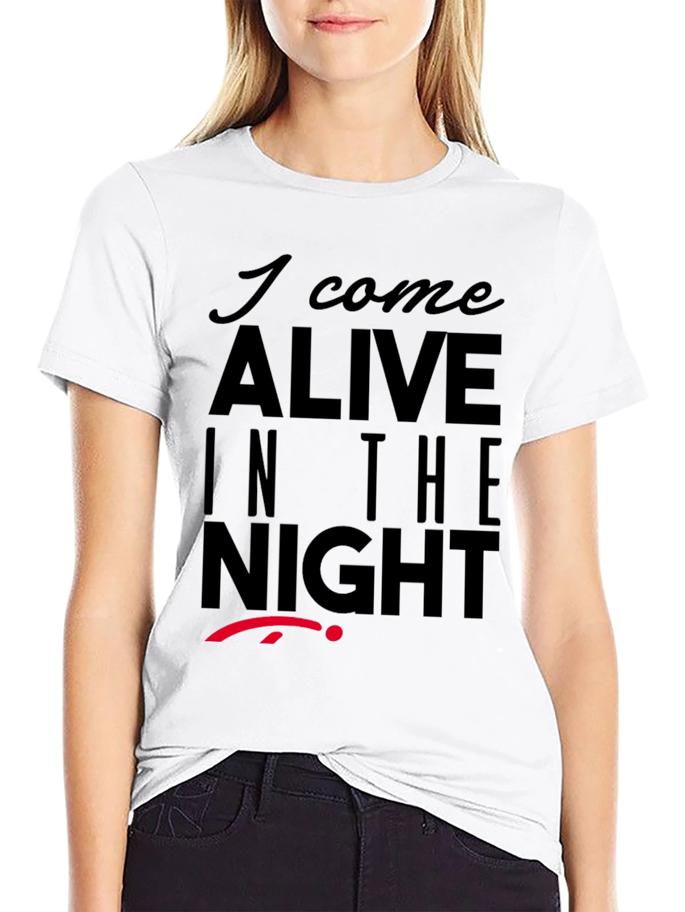 I Come Alive in the Night Graphic T-Shirt