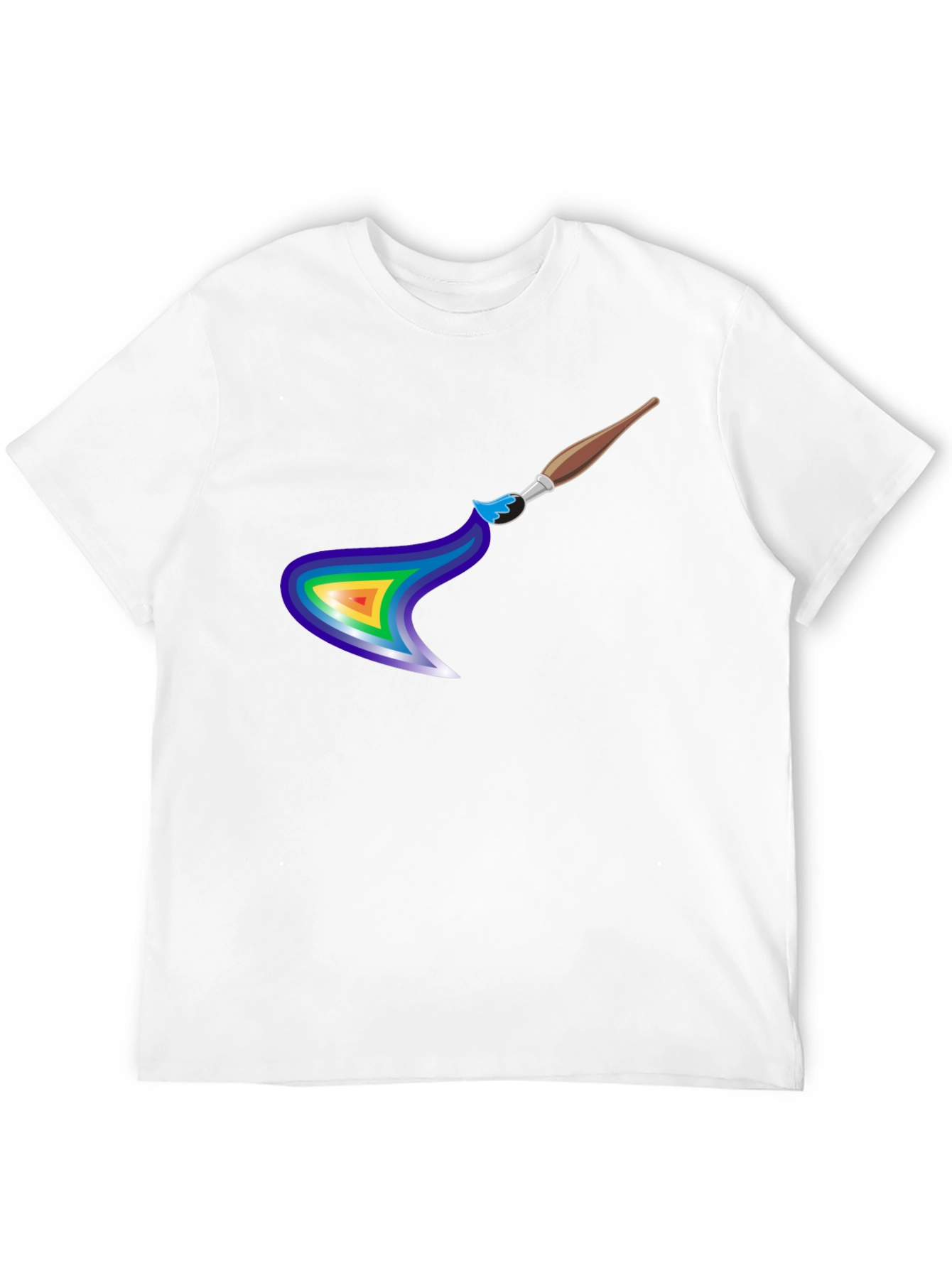 Rainbow Paintbrush T-Shirt