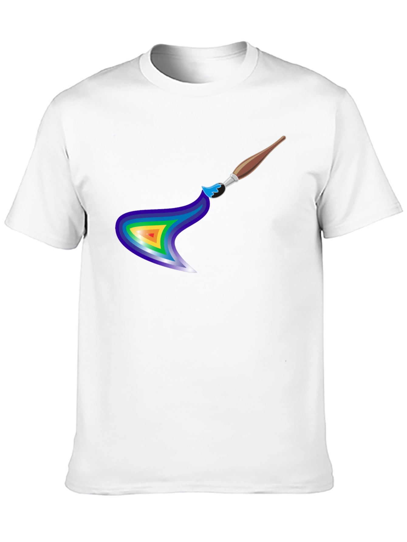 Rainbow Paintbrush T-Shirt