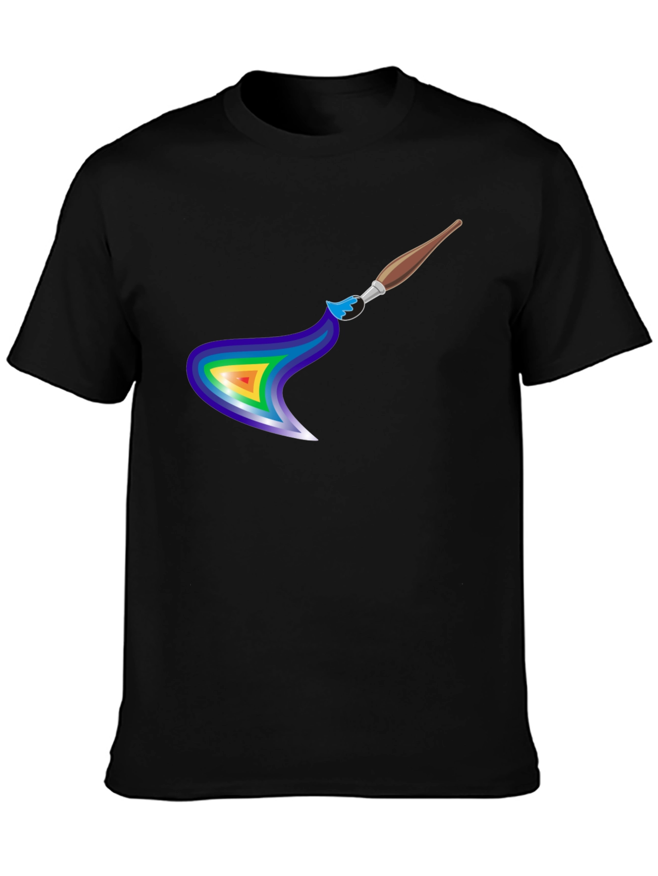 Rainbow Paintbrush T-Shirt