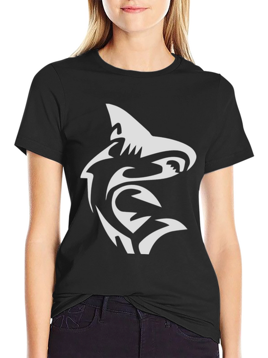 Black Shark Graphic Tee - Stylish Mens T-Shirt